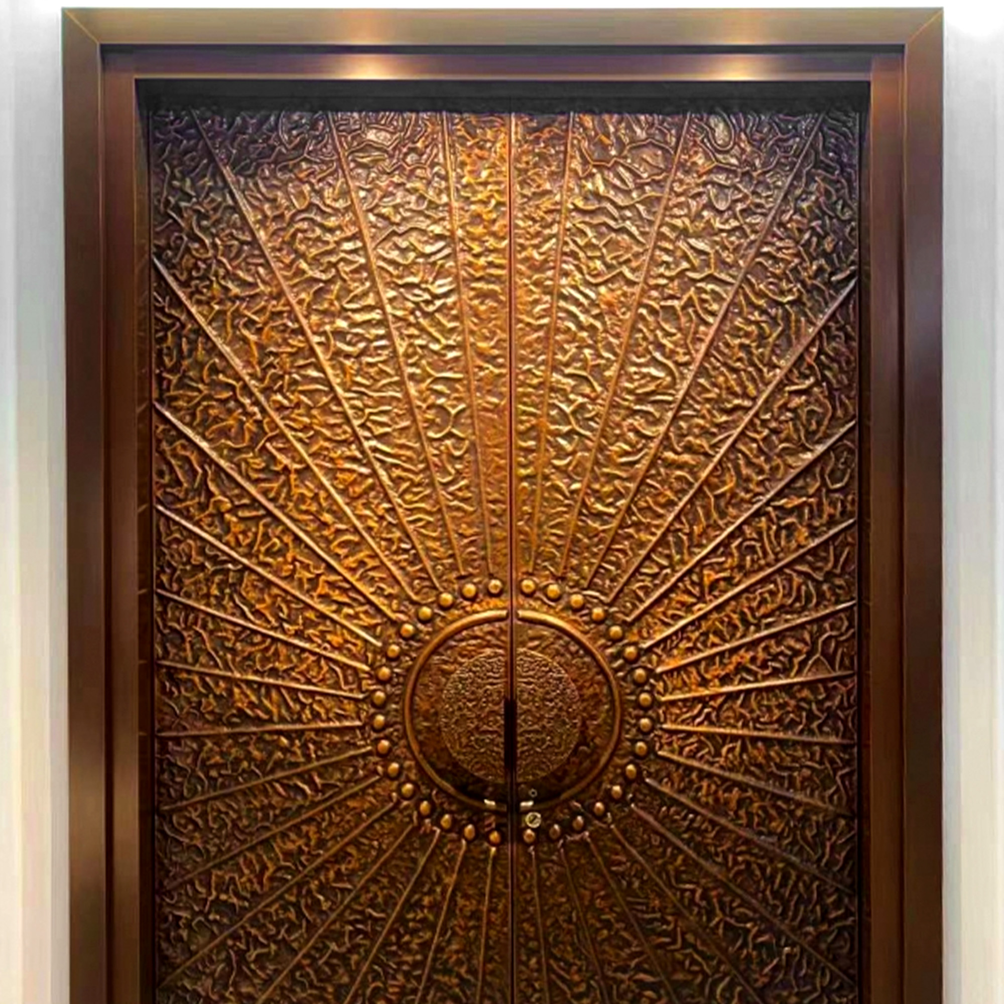 Copper Doors Door 04 — Made-to-order villa entrance door
