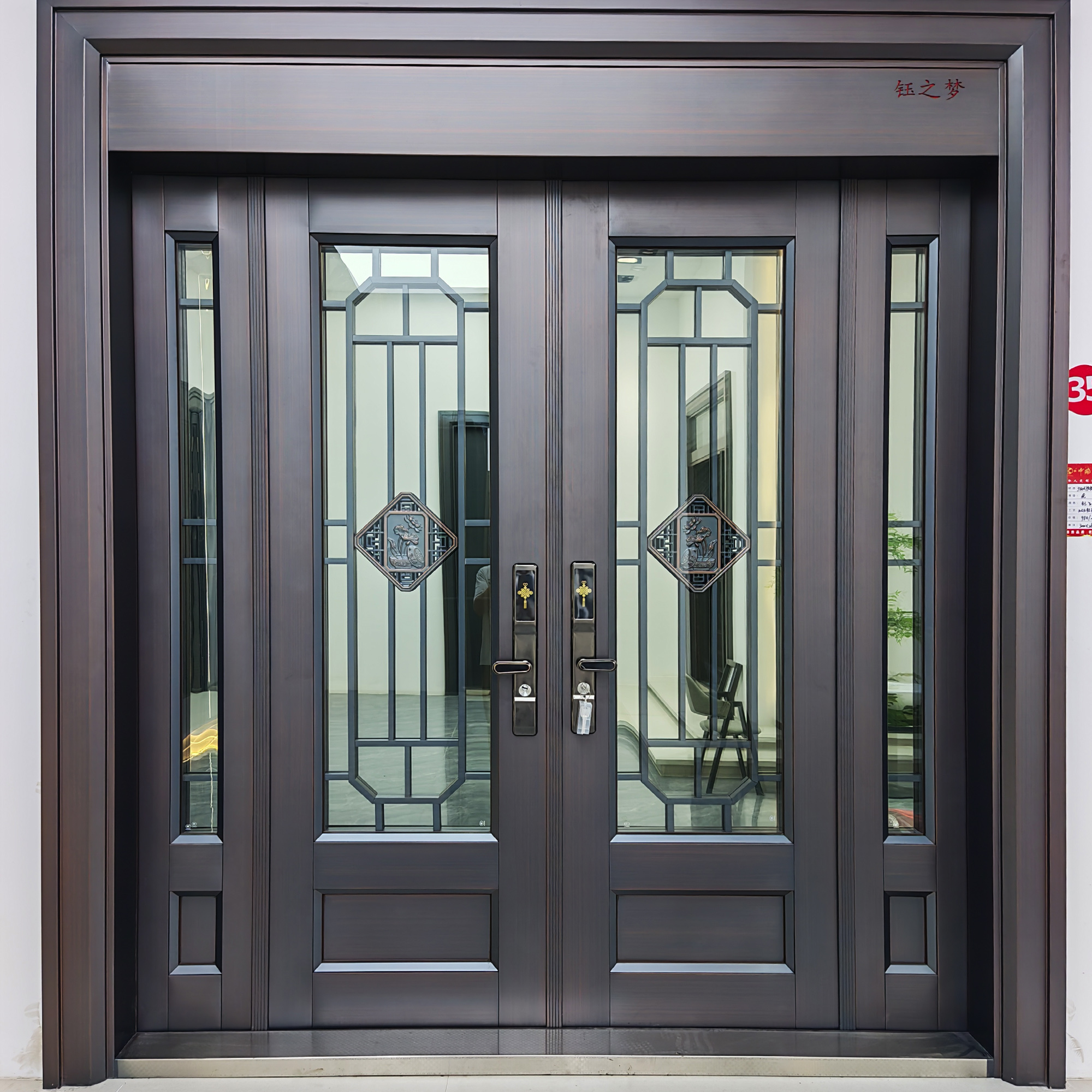 Stainless Steel Door 01 — Made-to-order villa entrance door