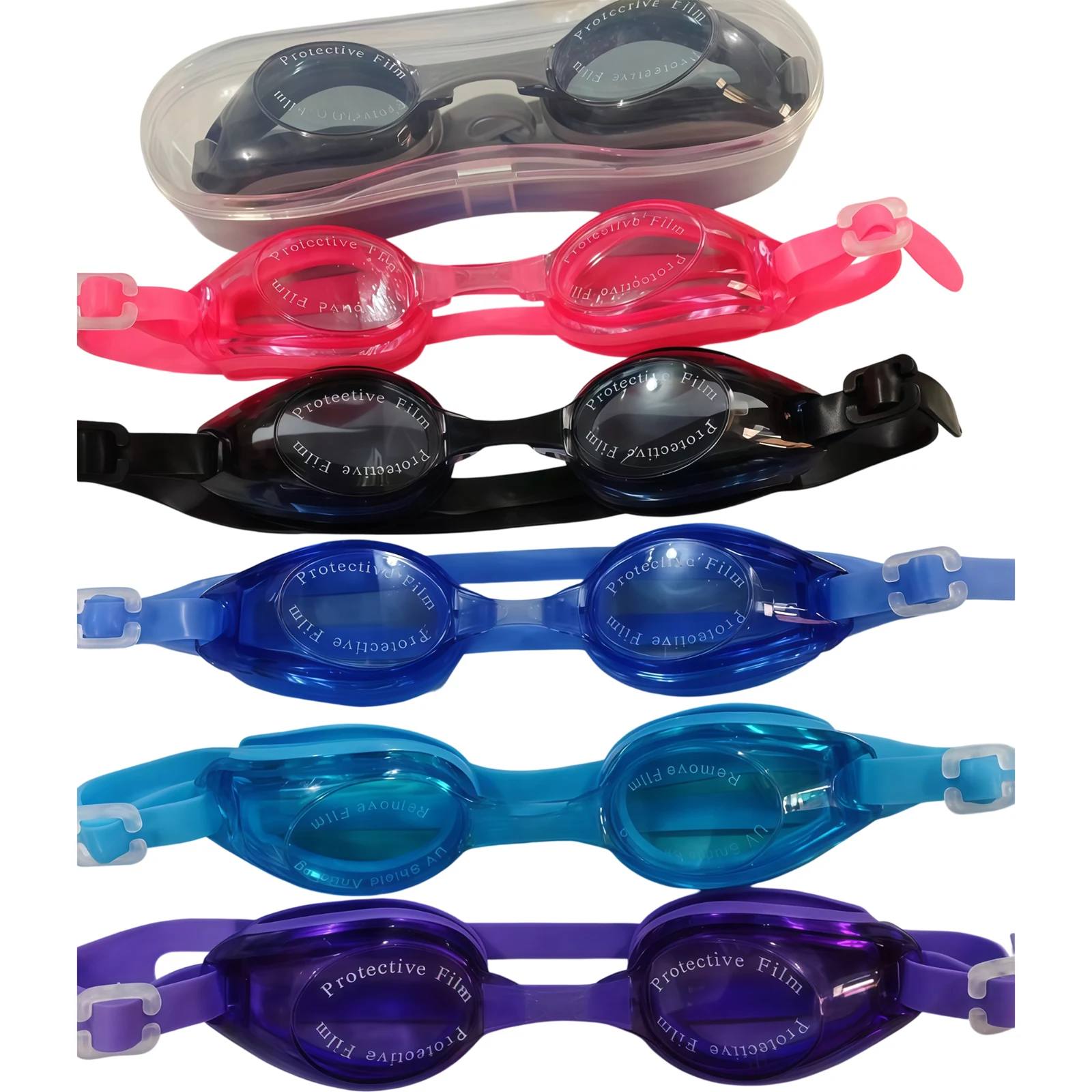 Complete view of swim goggles model 3600