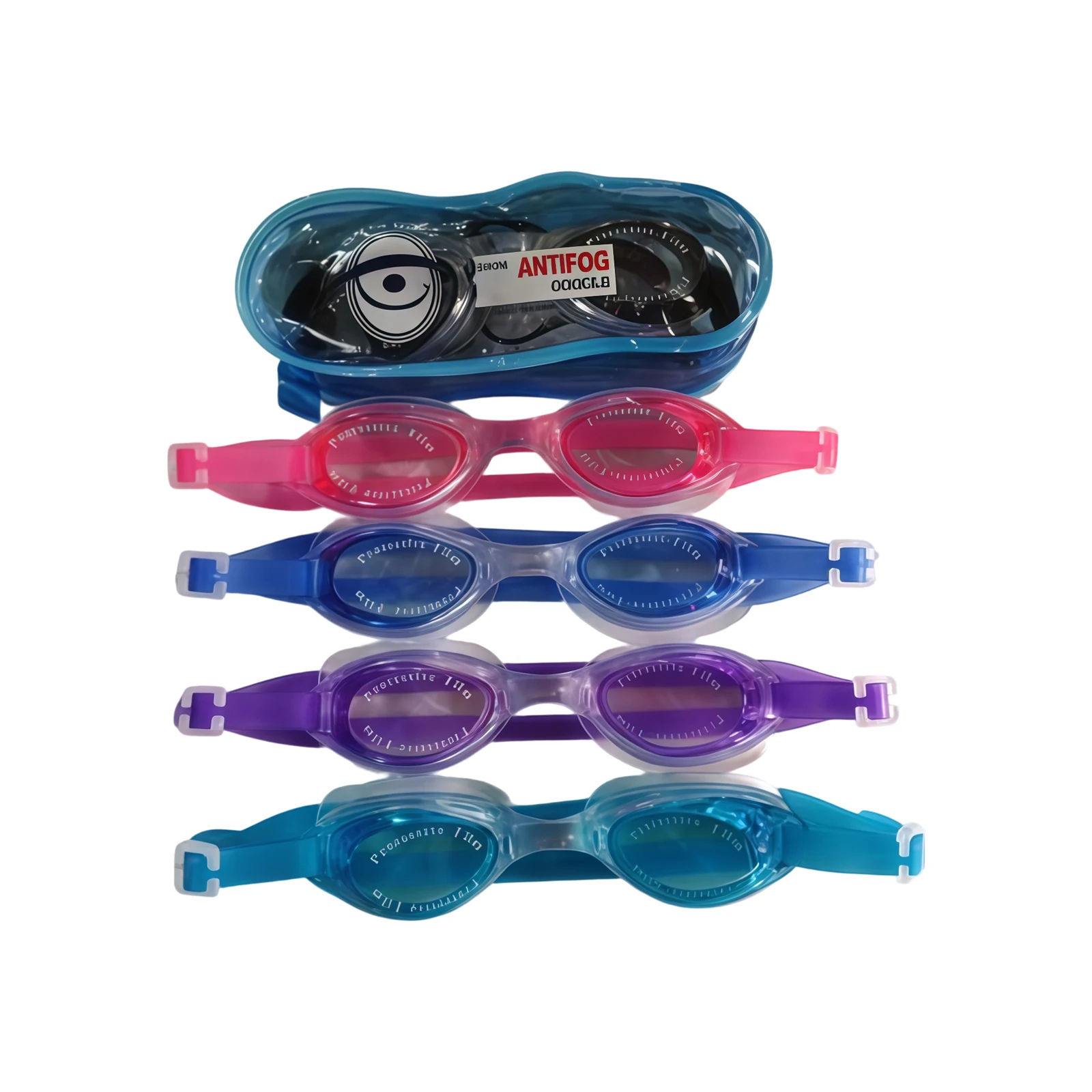 Complete view of swim goggles model 1600