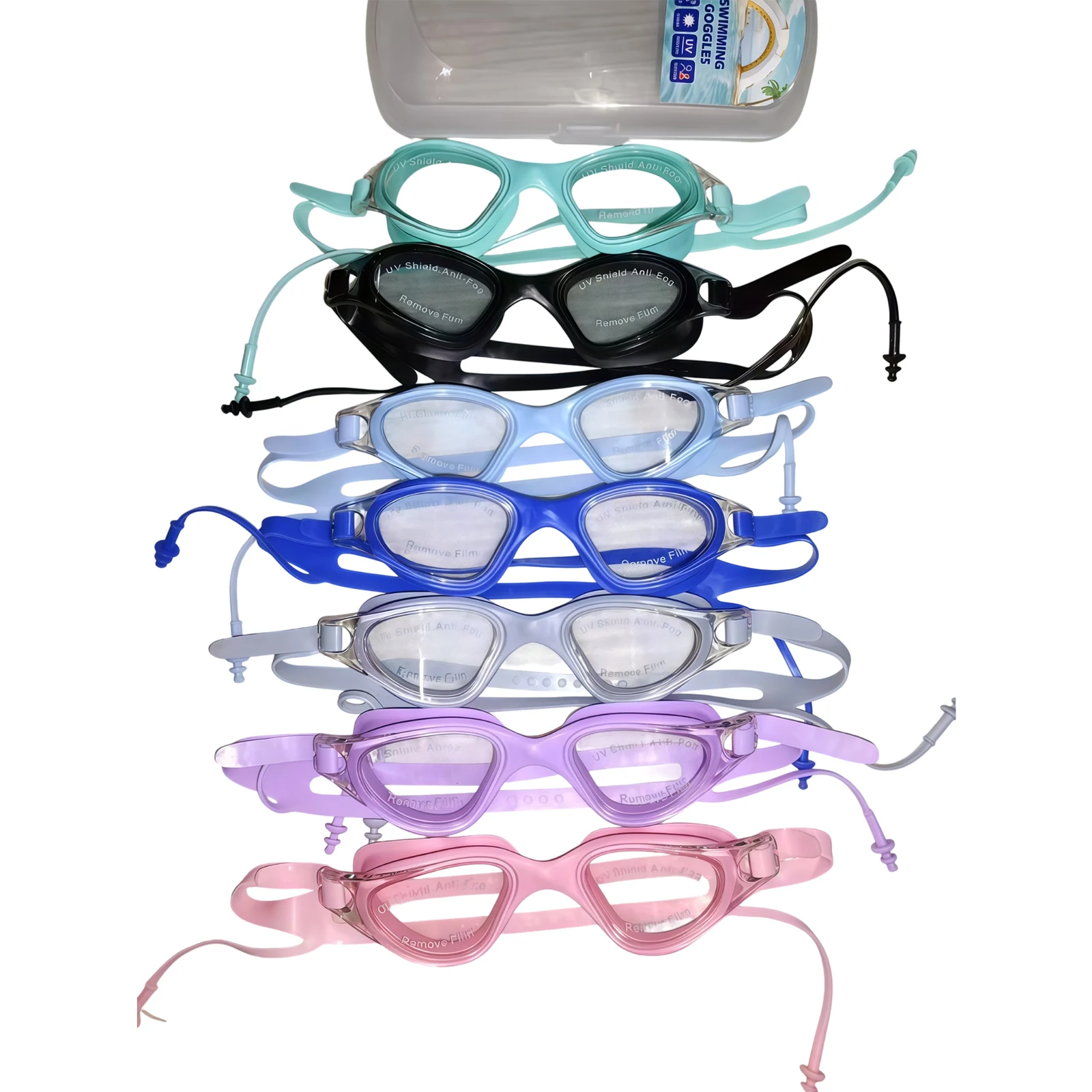 Complete view of swim goggles model 9510