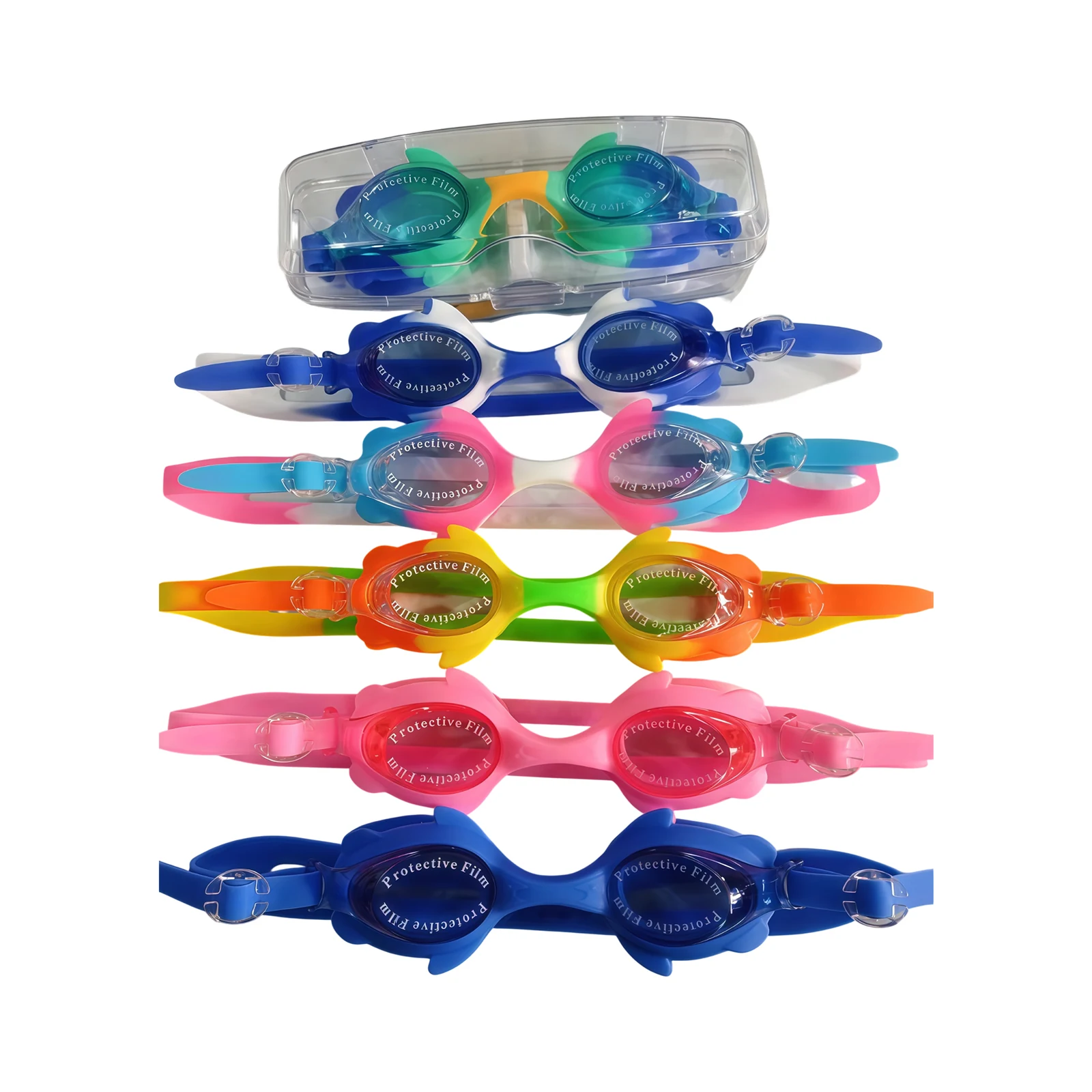 Complete view of swim goggles model 4500