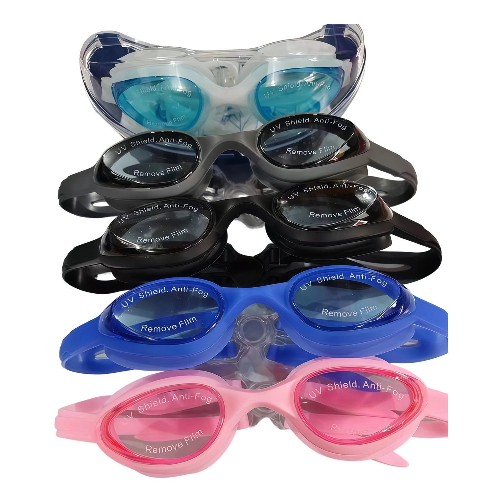 Complete view of swim goggles model 3300