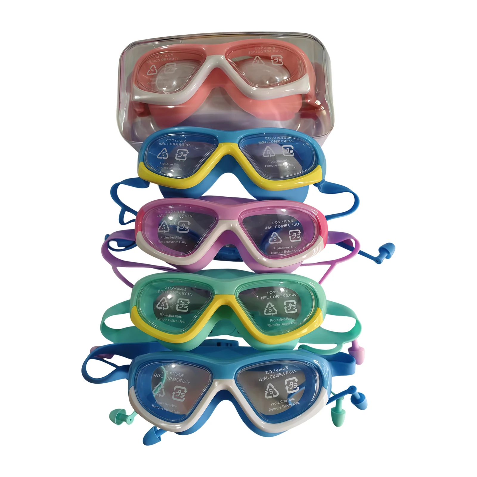 Complete view of swim goggles model 9310