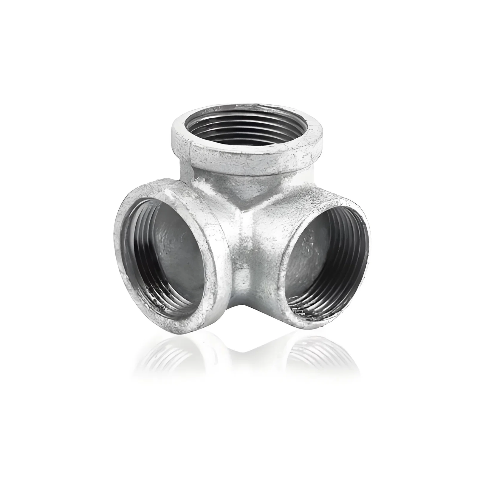 Malleable Iron Galvanized Tee product view 3