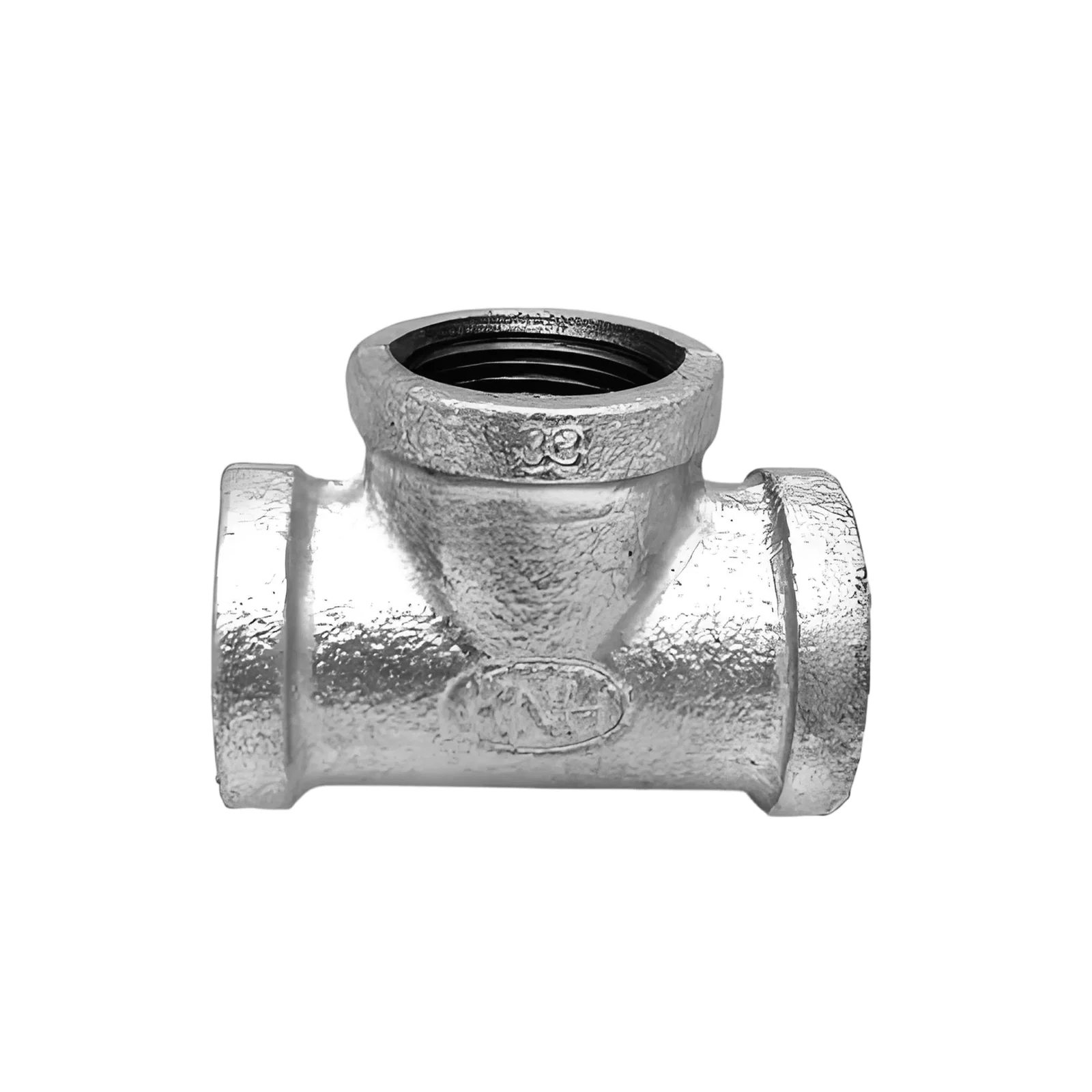 Malleable Iron Galvanized Tee product view 1