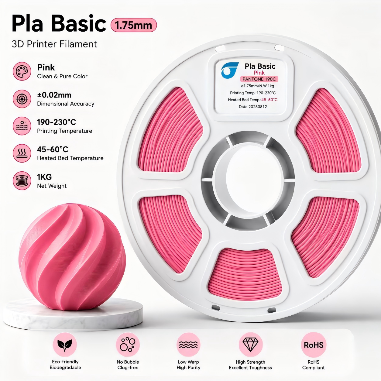 PLA Basic 3D Printer Filament source image 58