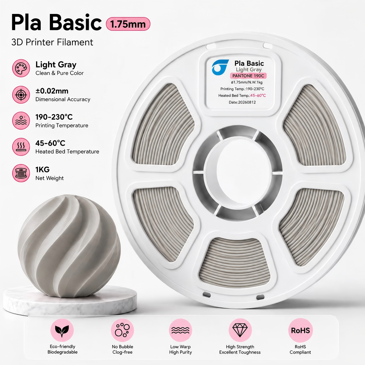 PLA Basic 3D Printer Filament source image 46