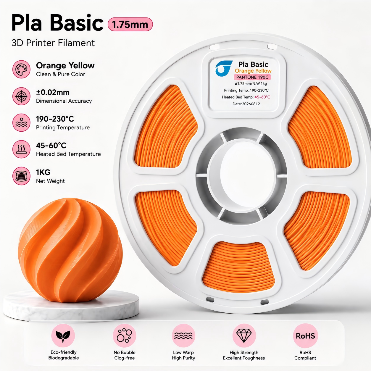PLA Basic 3D Printer Filament source image 40