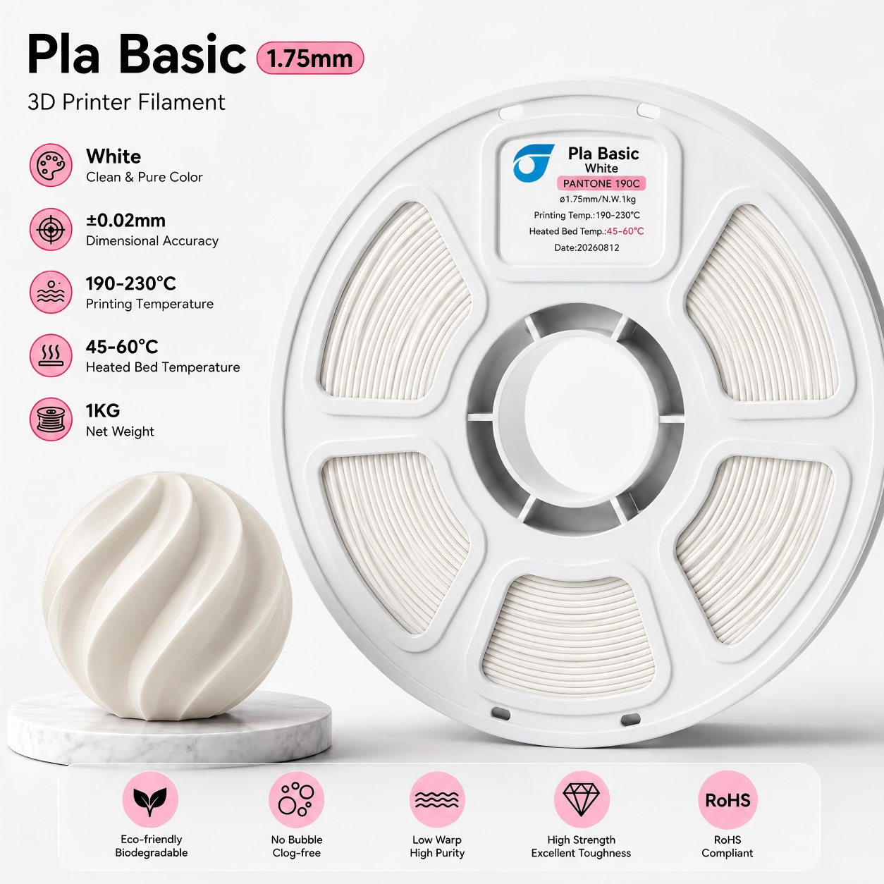 PLA Basic 3D Printer Filament source image 55