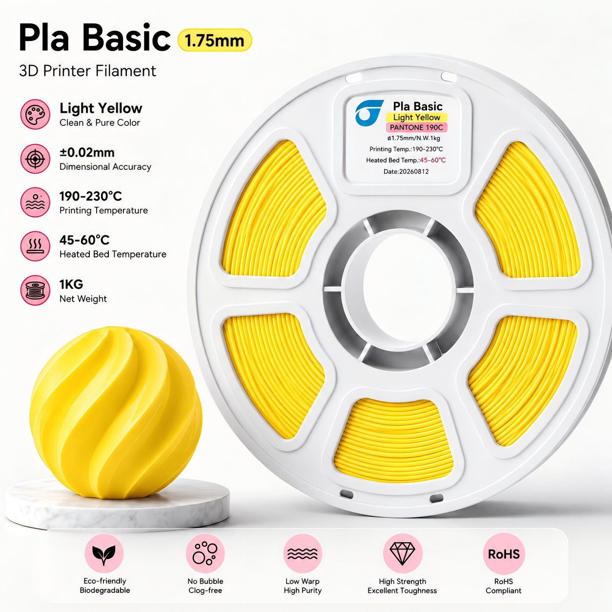 PLA Basic 3D Printer Filament source image 30