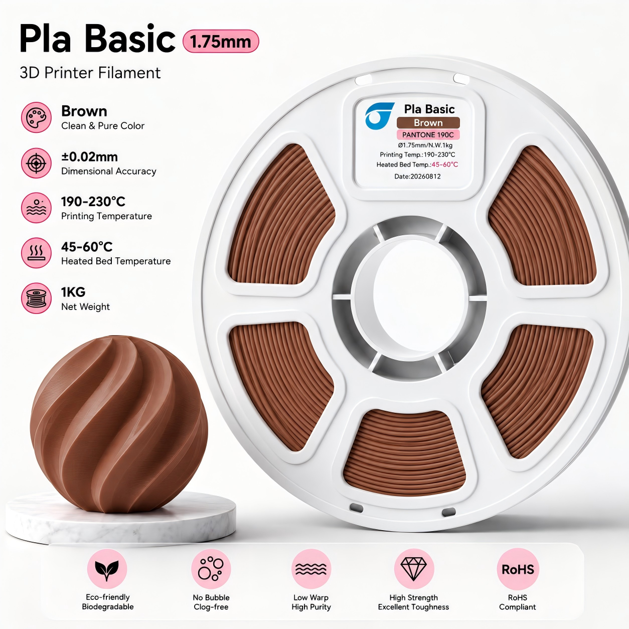 PLA Basic 3D Printer Filament source image 43