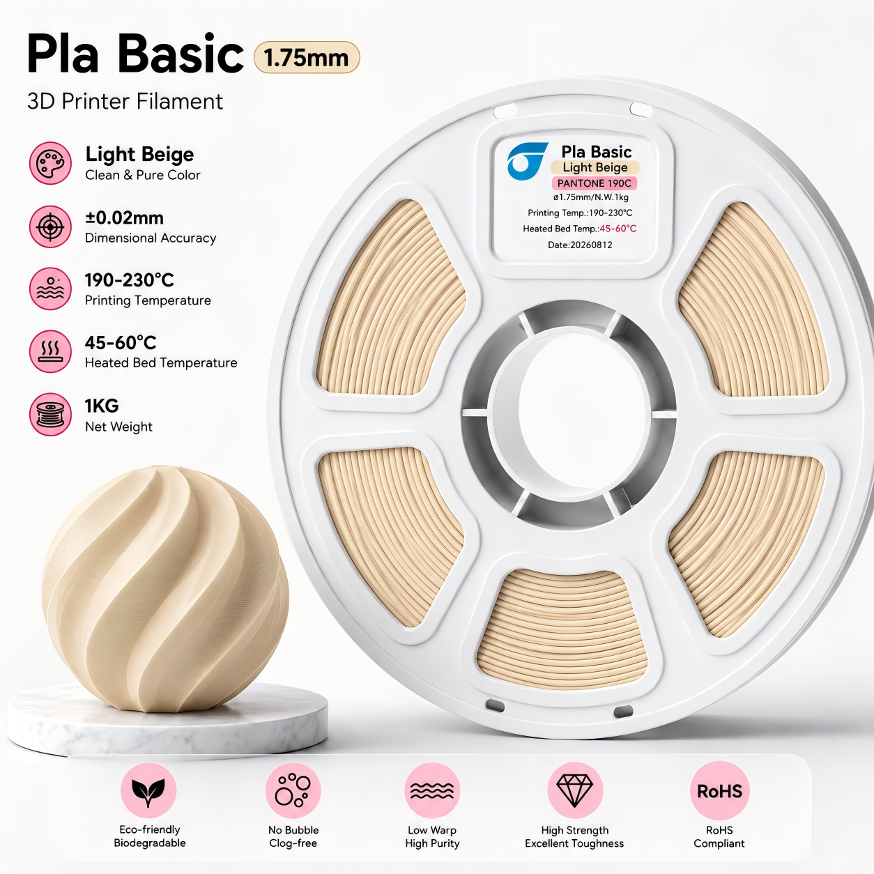 PLA Basic 3D Printer Filament source image 49