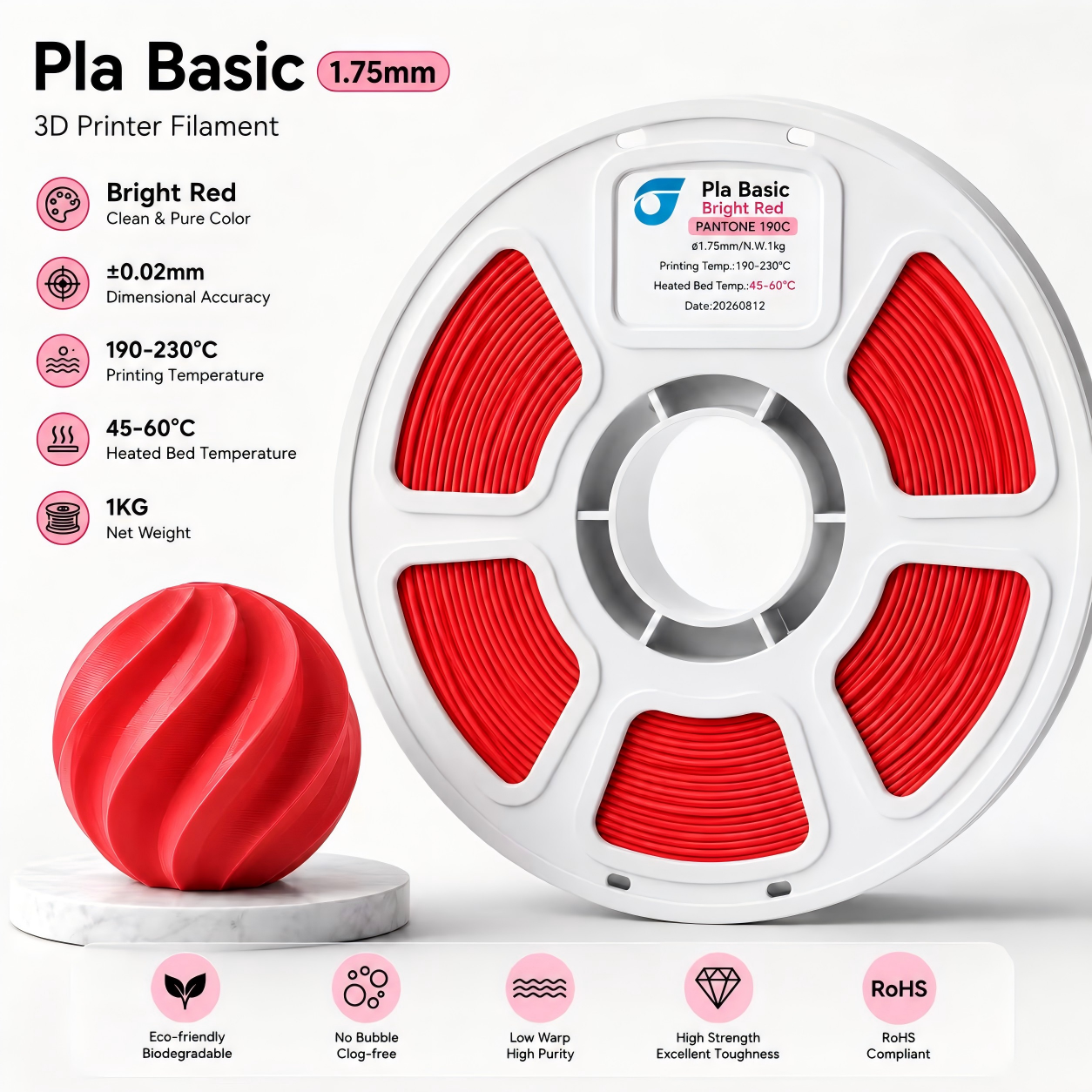 PLA Basic 3D Printer Filament source image 24