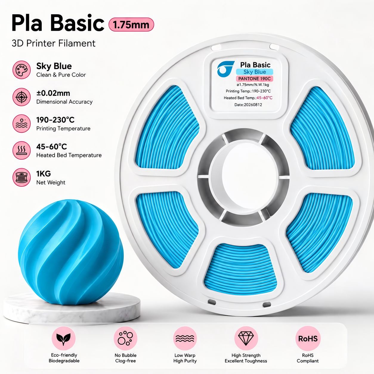 PLA Basic 3D Printer Filament source image 27