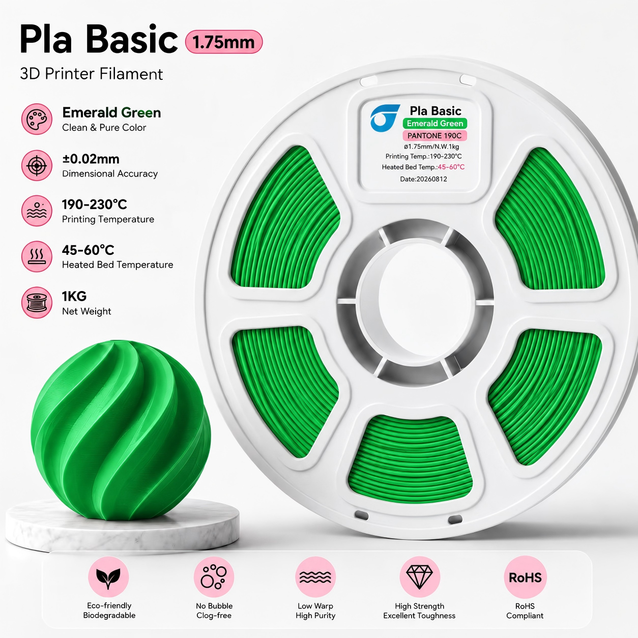 PLA Basic 3D Printer Filament source image 64
