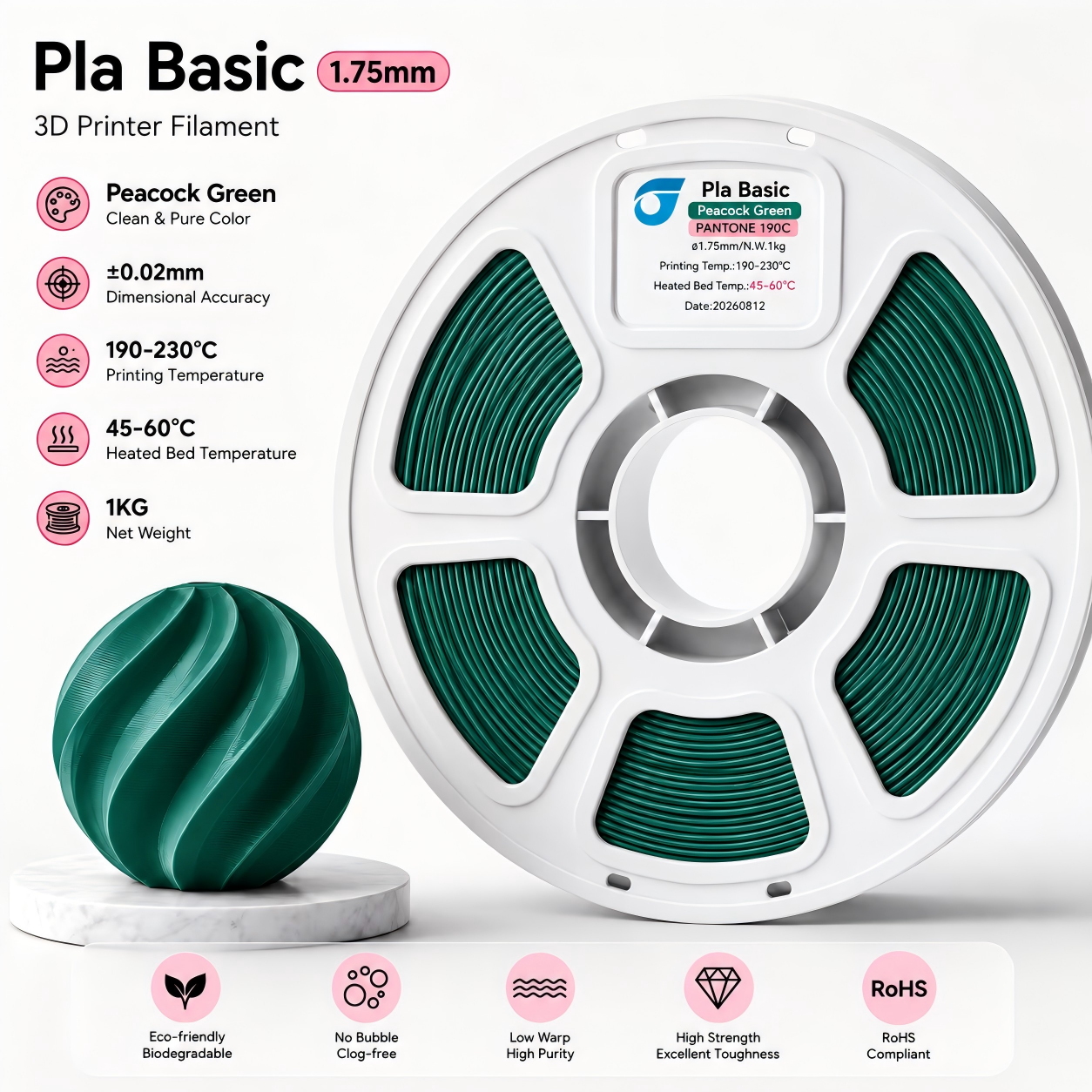 PLA Basic 3D Printer Filament source image 33