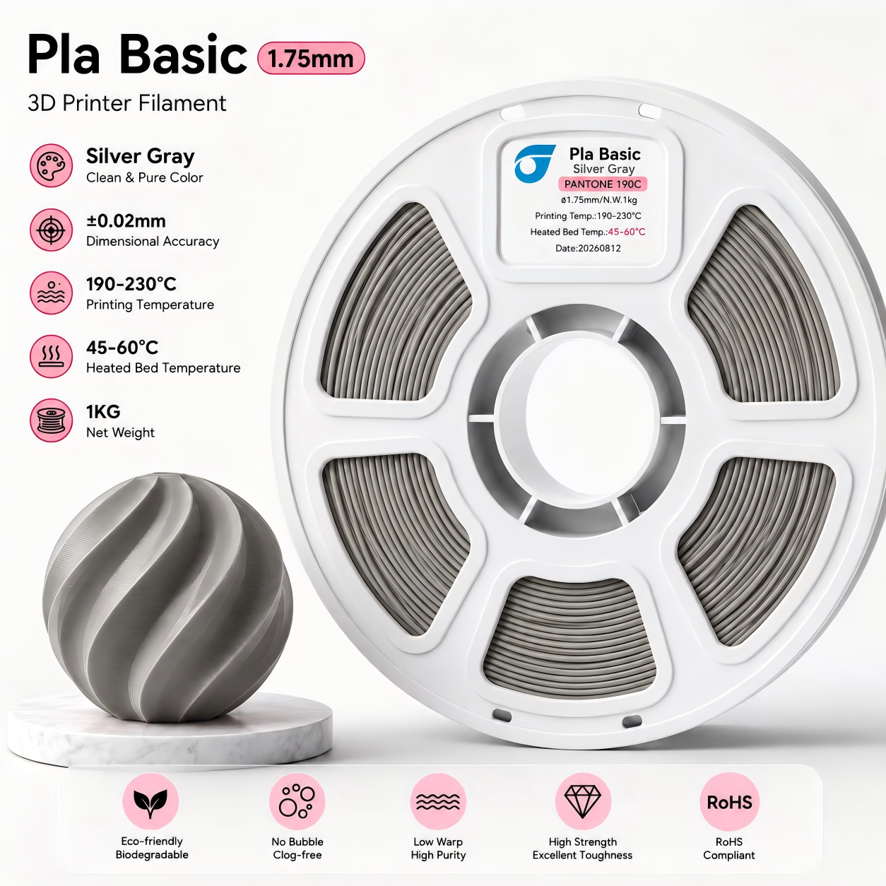 PLA Basic 3D Printer Filament source image 76