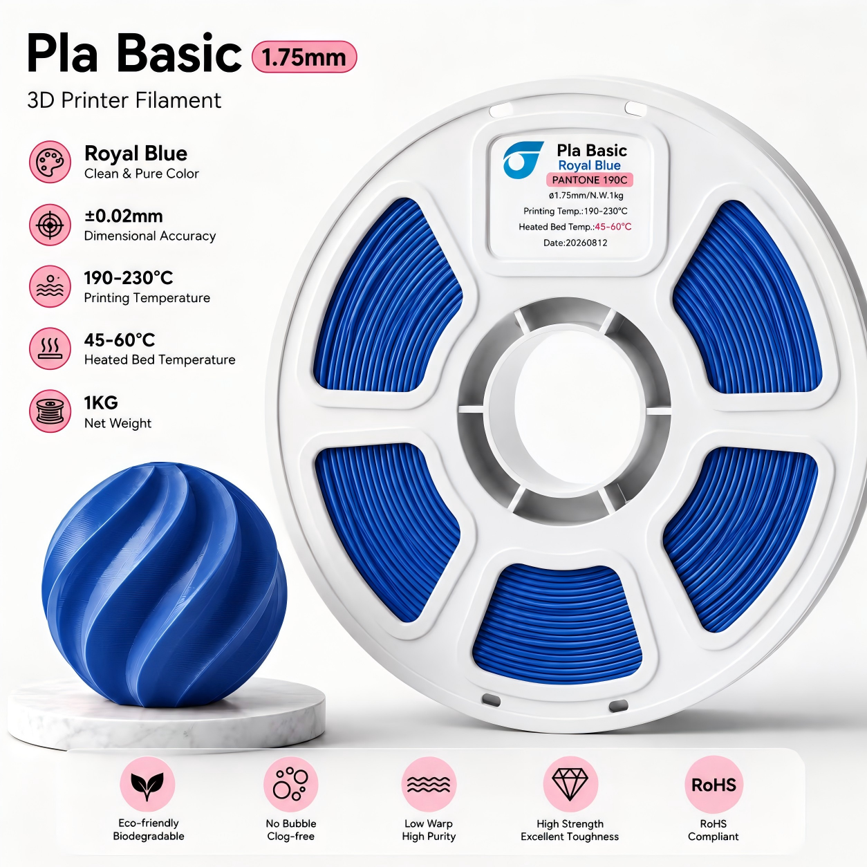 PLA Basic 3D Printer Filament source image 36