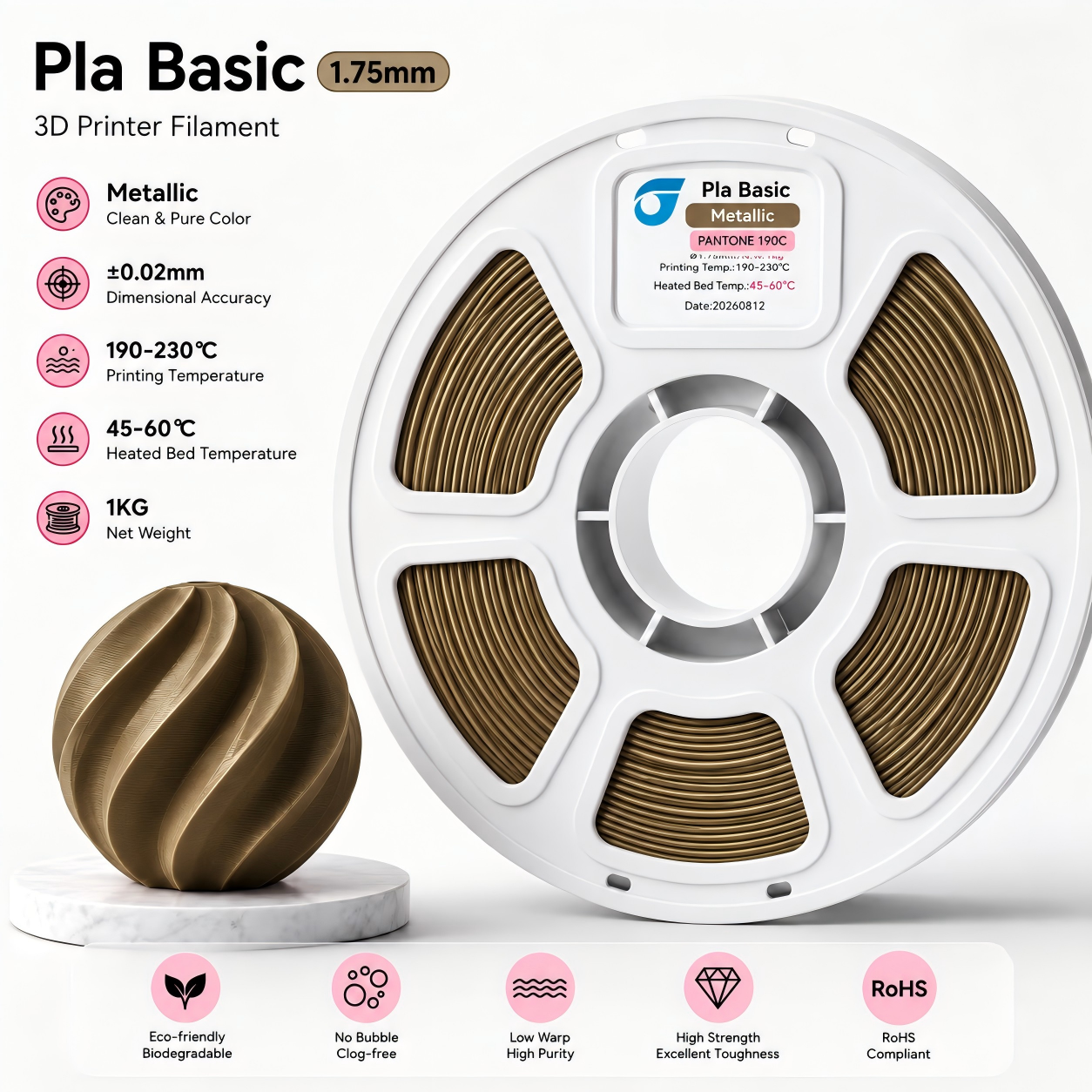 PLA Basic 3D Printer Filament source image 70