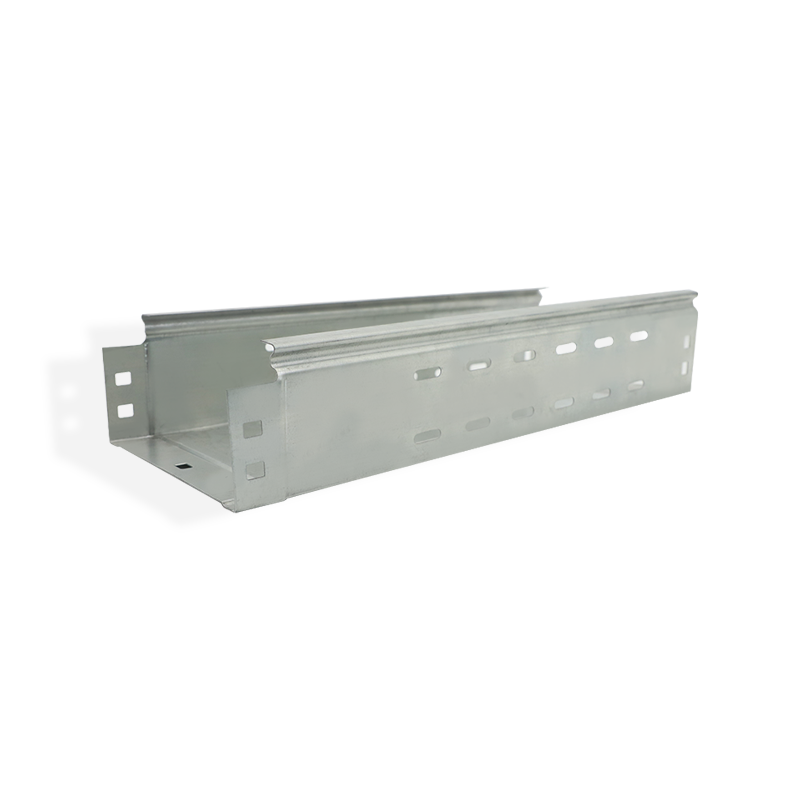 Perforated plug type cable tray