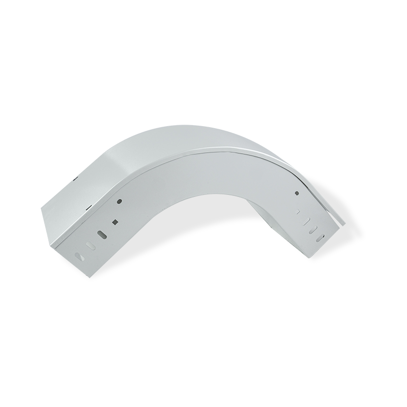 SS Down Round Bend Accessories For Trough Anti Slip Cable Tray