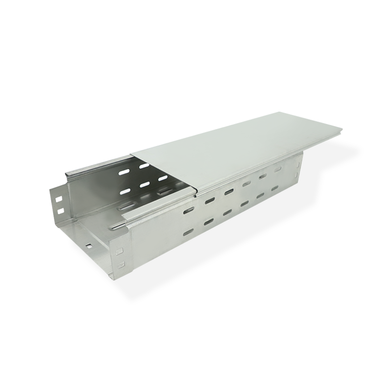 Perforated plug type cable tray
