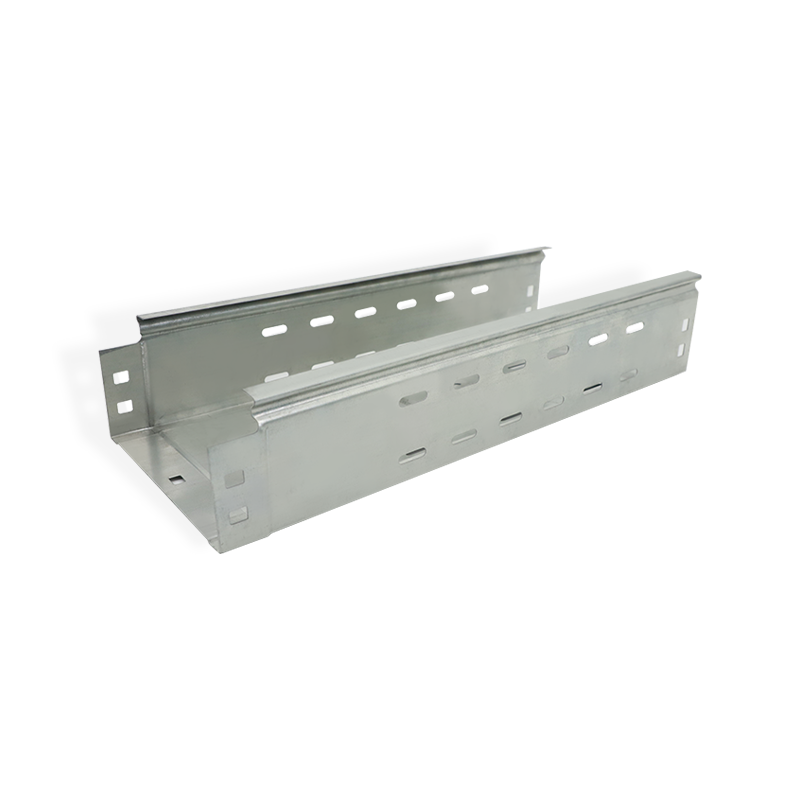 Perforated plug type cable tray