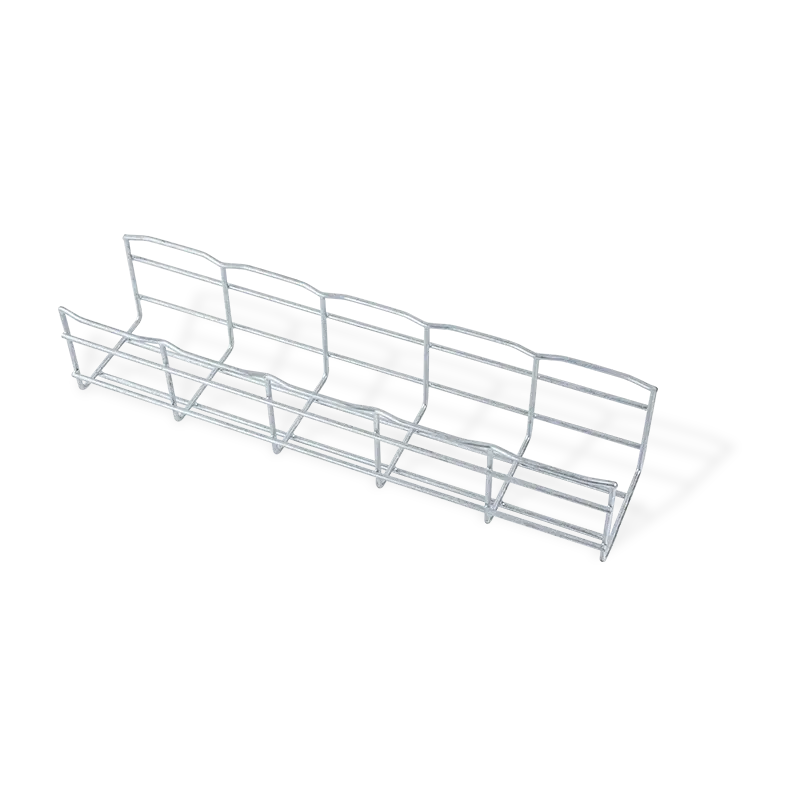 Wave wire mesh cable tray/cureved side wire