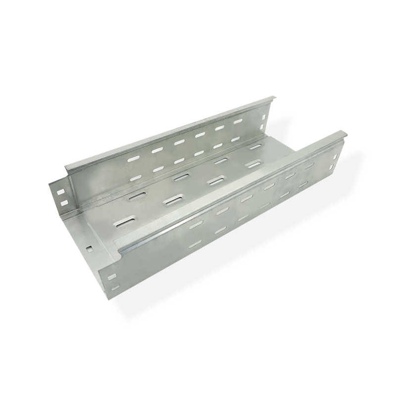 Perforated plug type cable tray