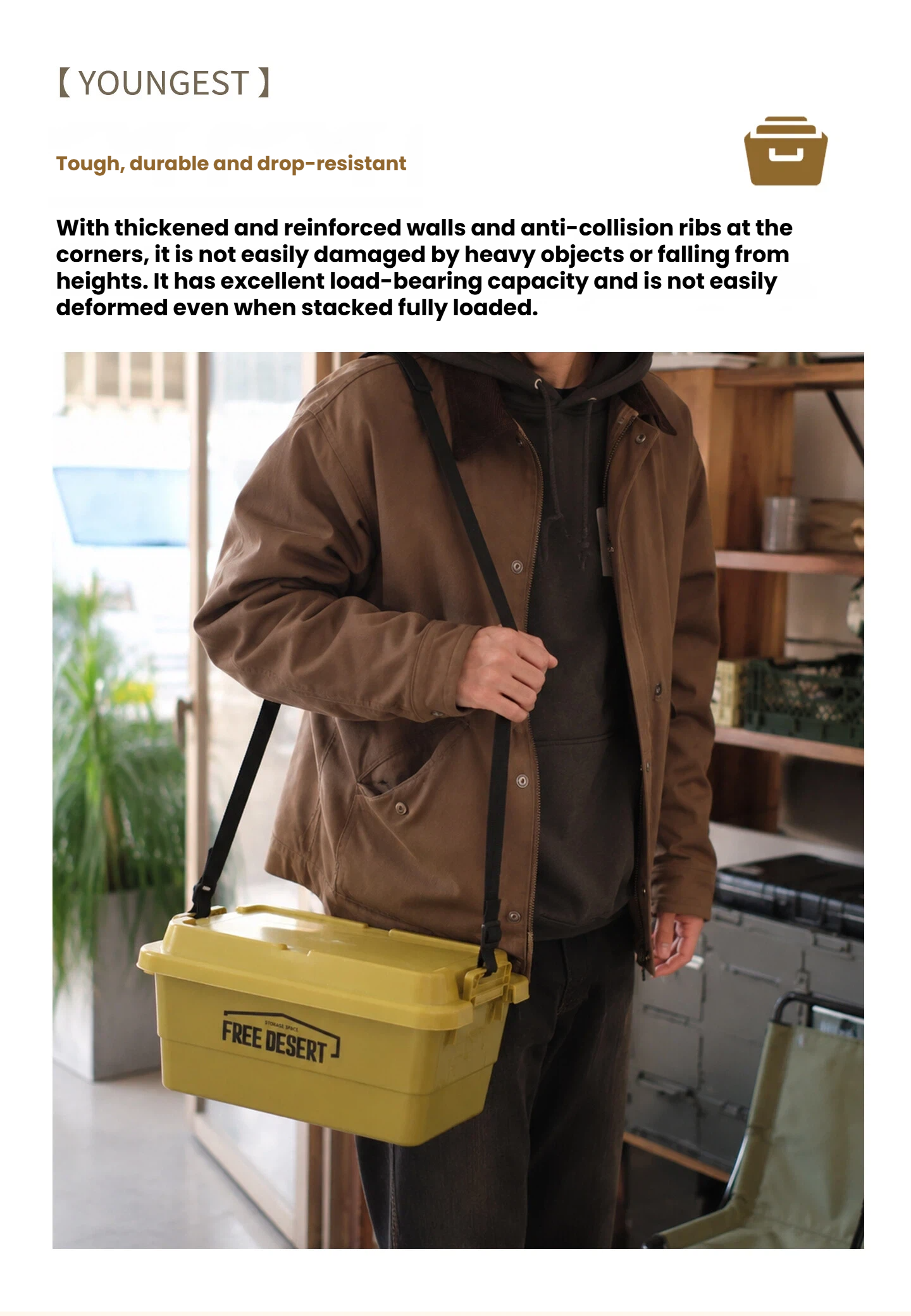 Shoulder-Strap Industrial Storage Box, view 34
