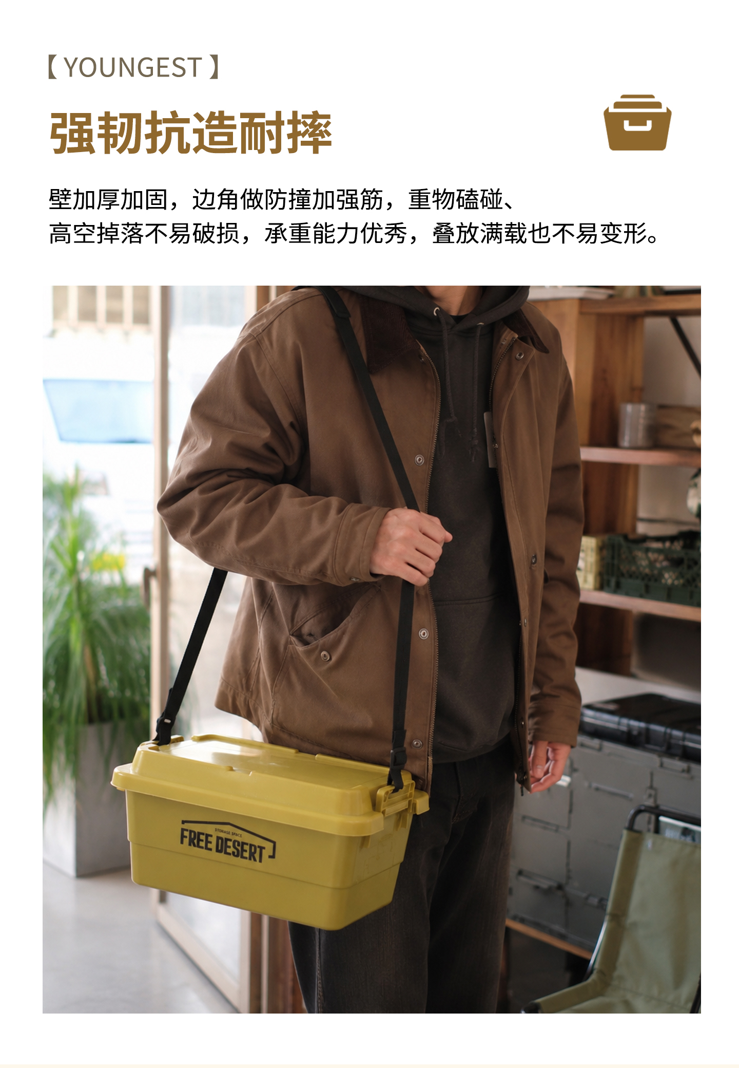 Shoulder-Strap Industrial Storage Box, view 43