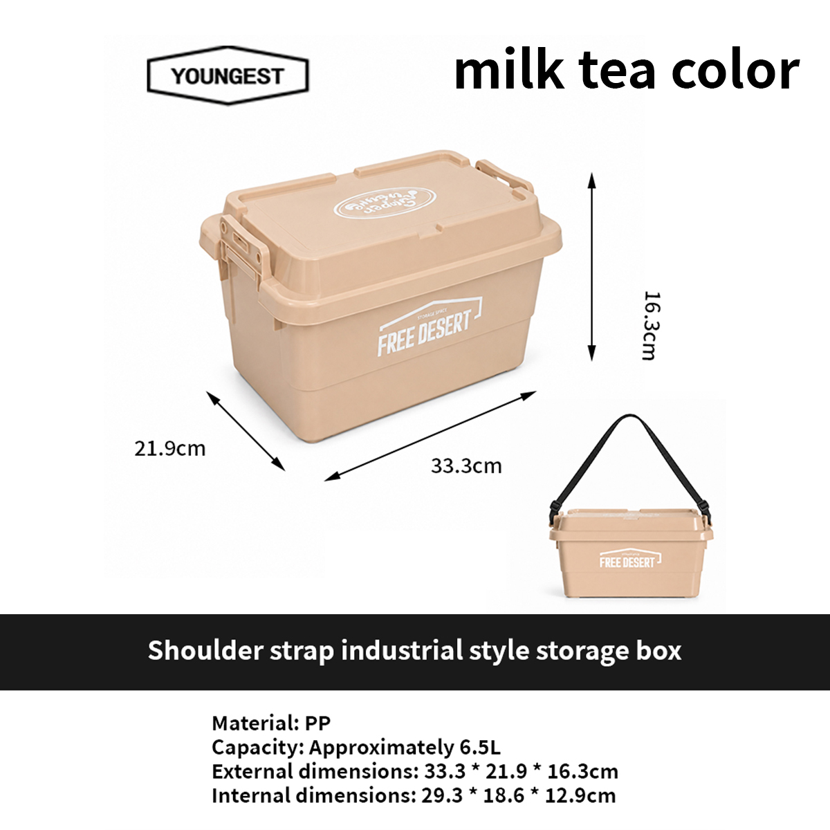 Shoulder-Strap Industrial Storage Box, view 14