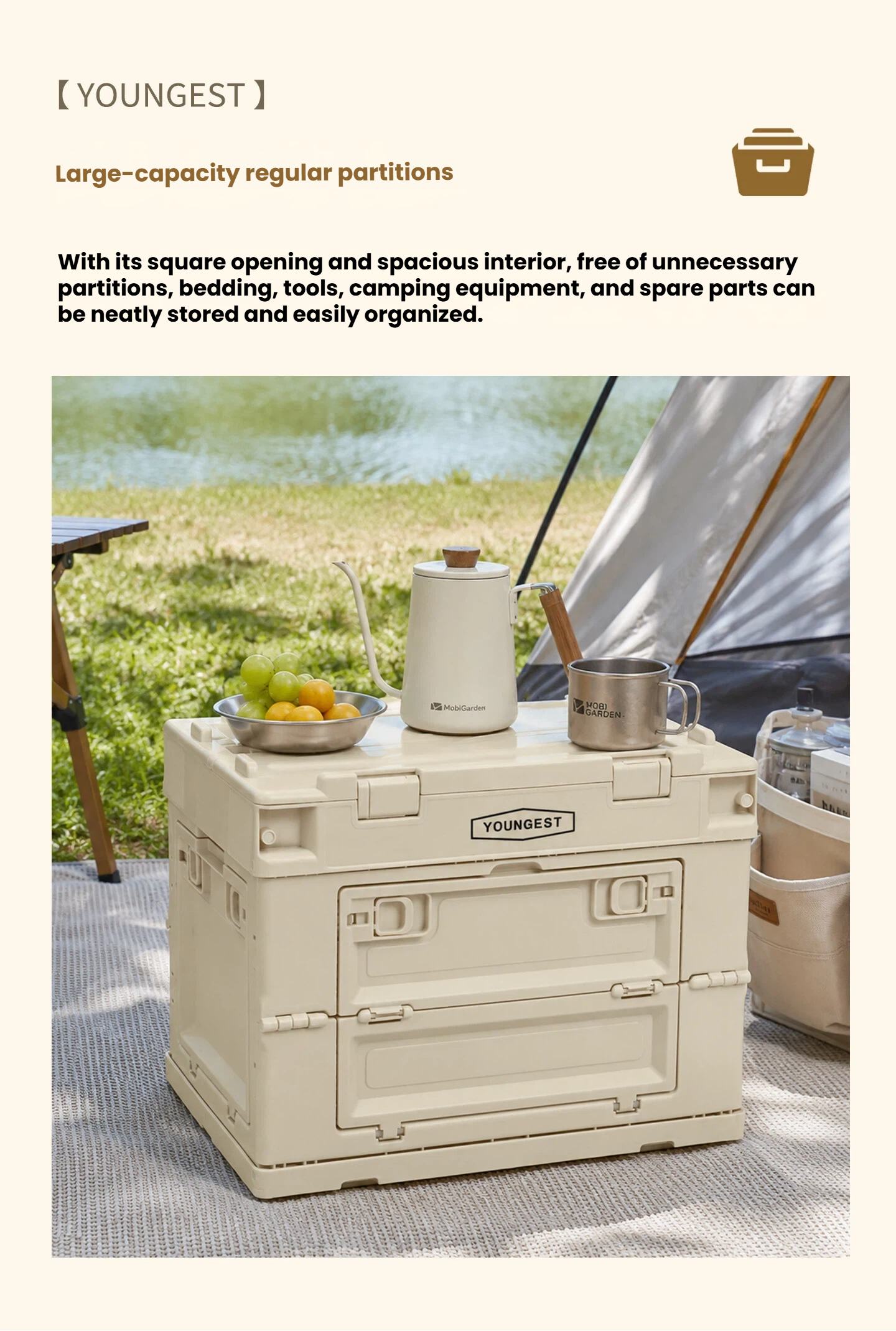 Double-Door Folding Storage Box, view 15