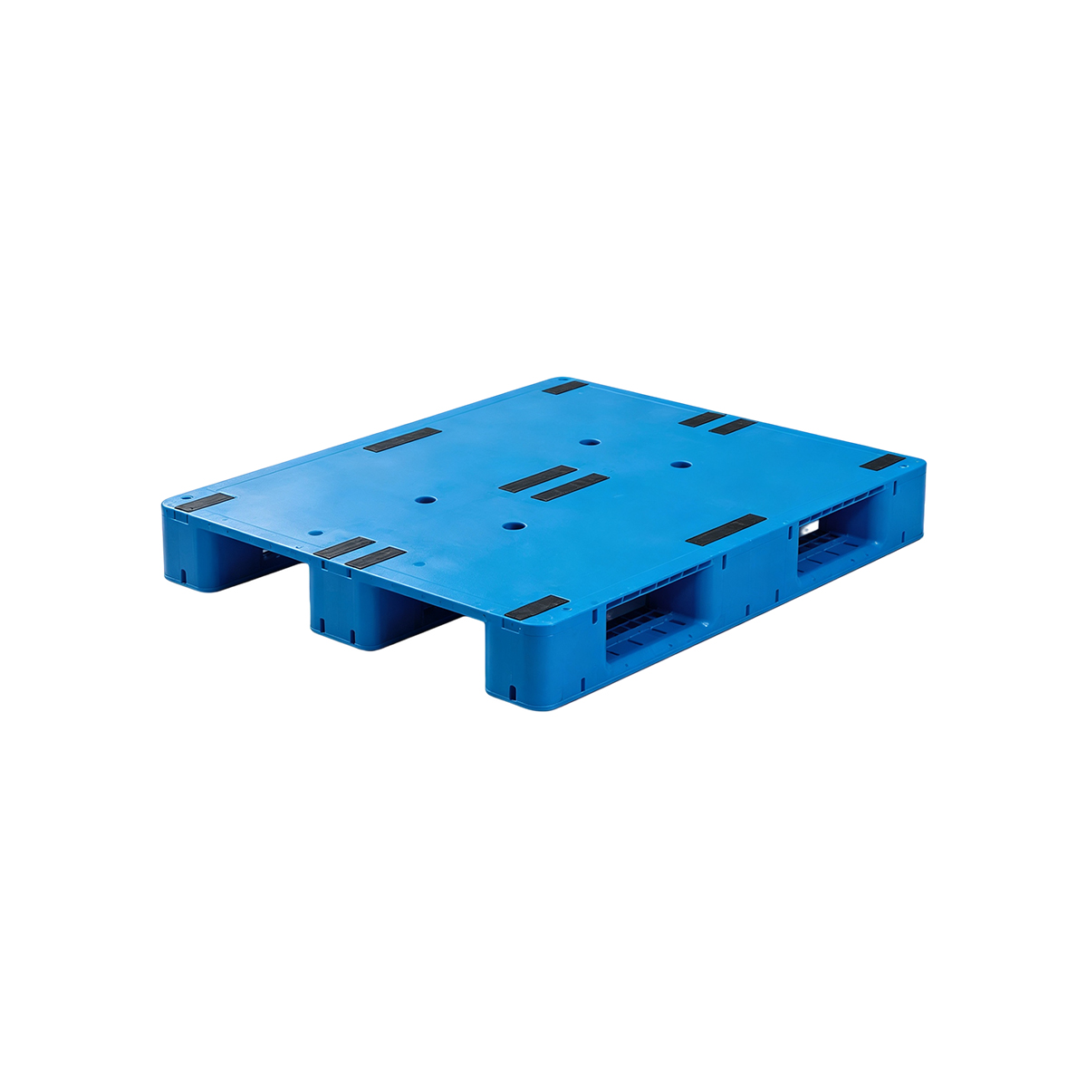 1210 Flat-Deck Three-Runner Plastic Pallet