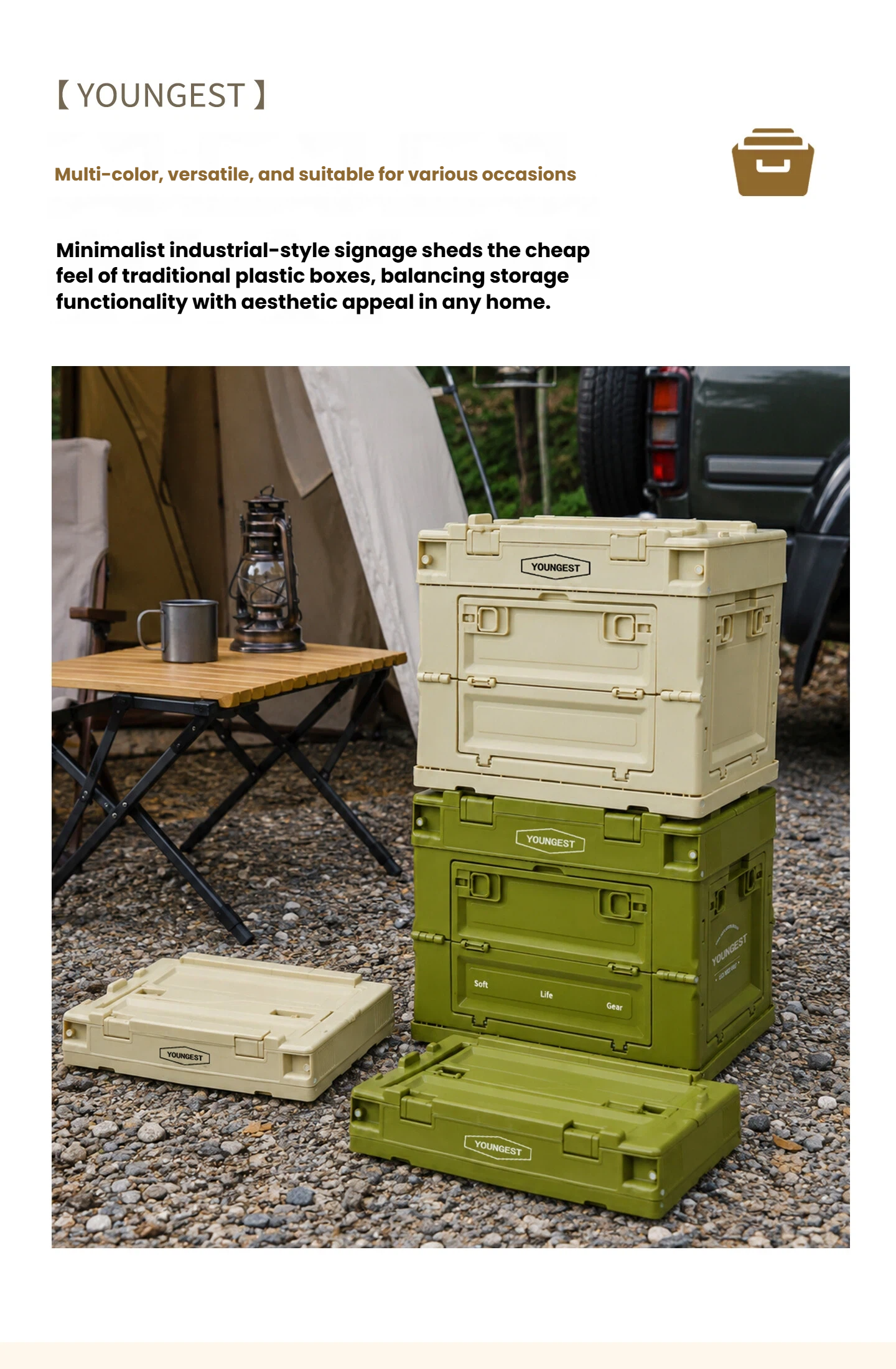 Double-Door Folding Storage Box, view 16