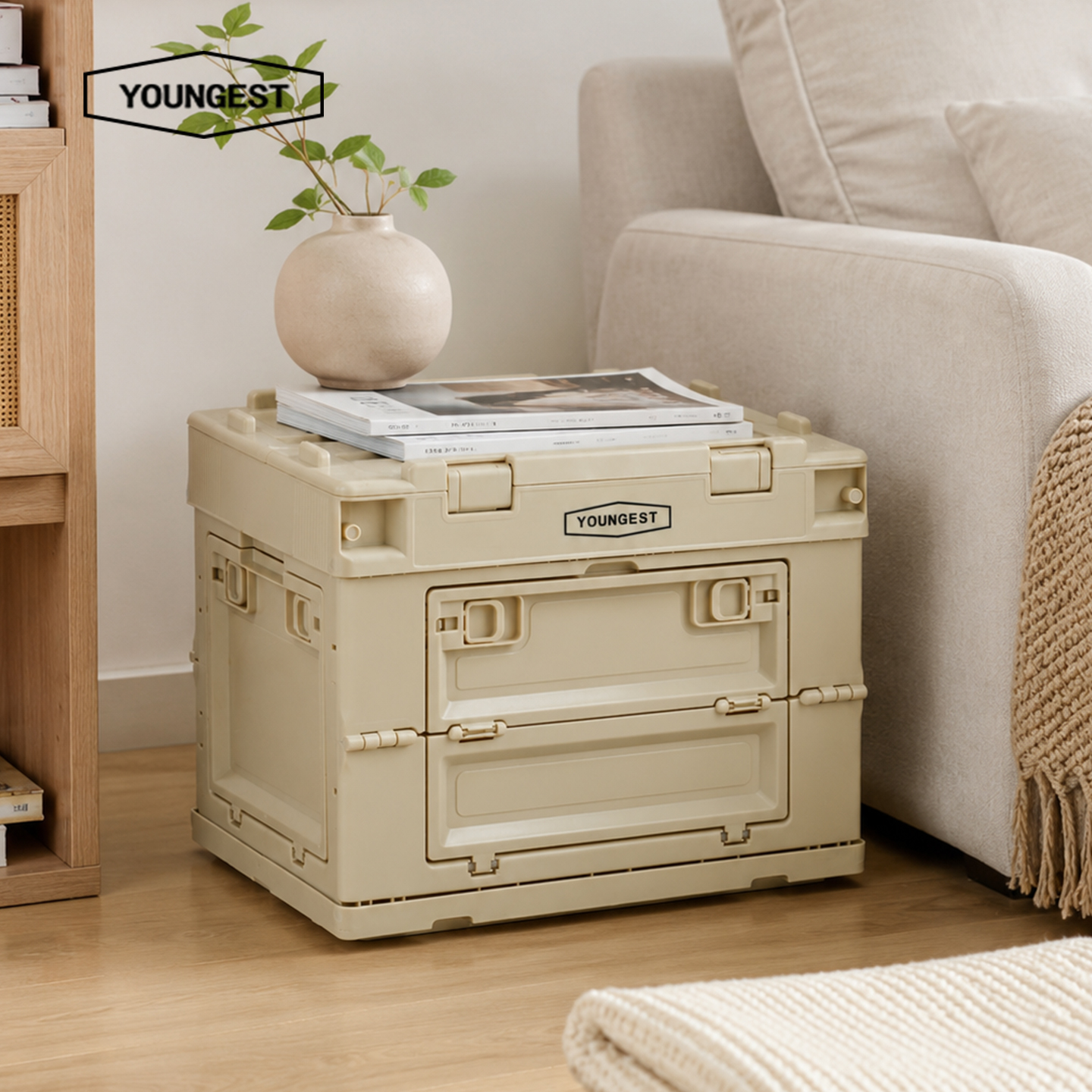 Double-Door Folding Storage Box, view 2