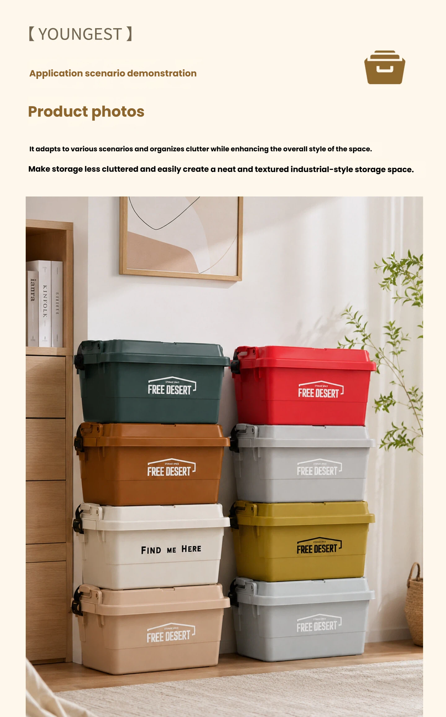 Shoulder-Strap Industrial Storage Box, view 37
