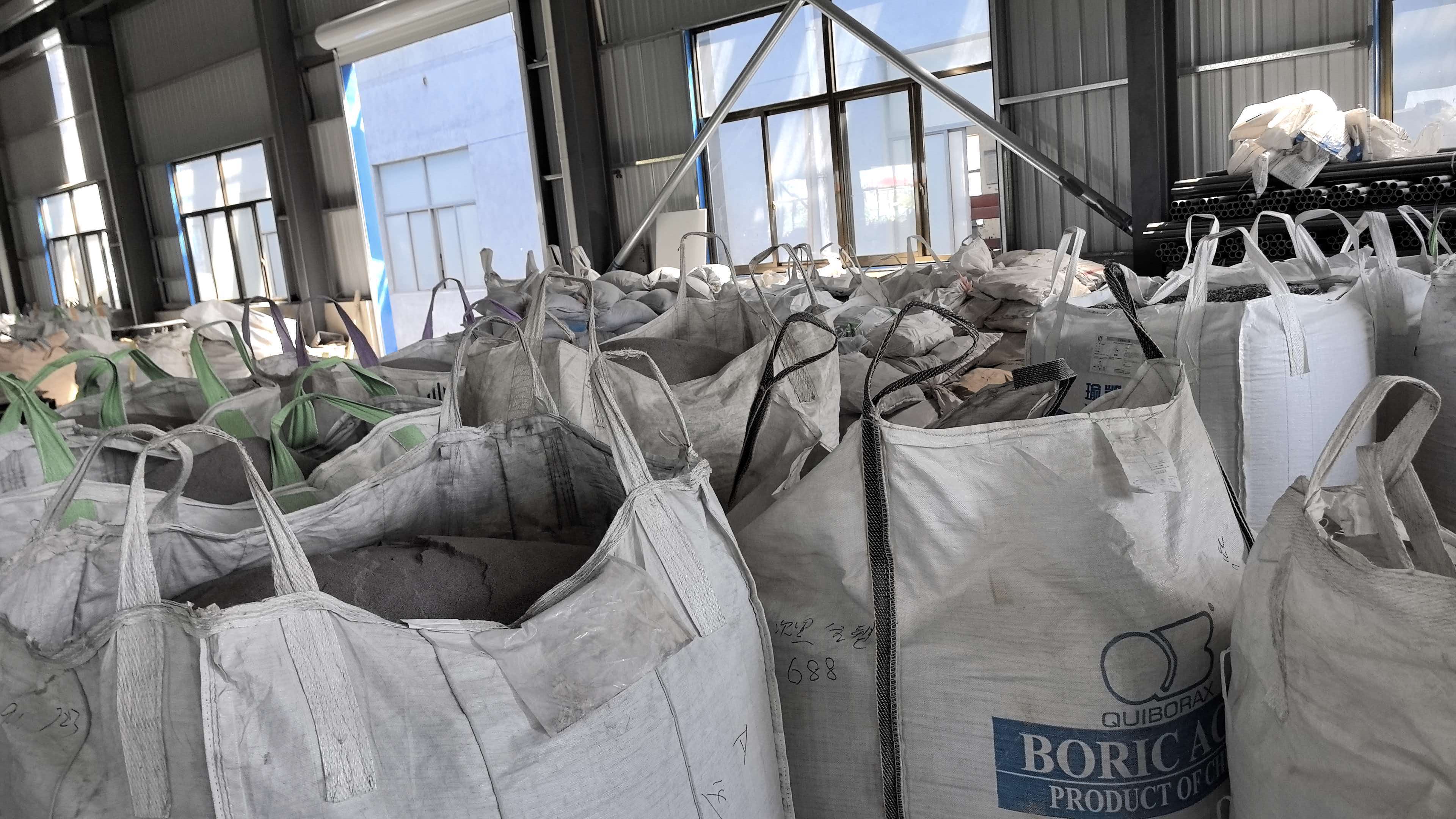 Bagged production materials
