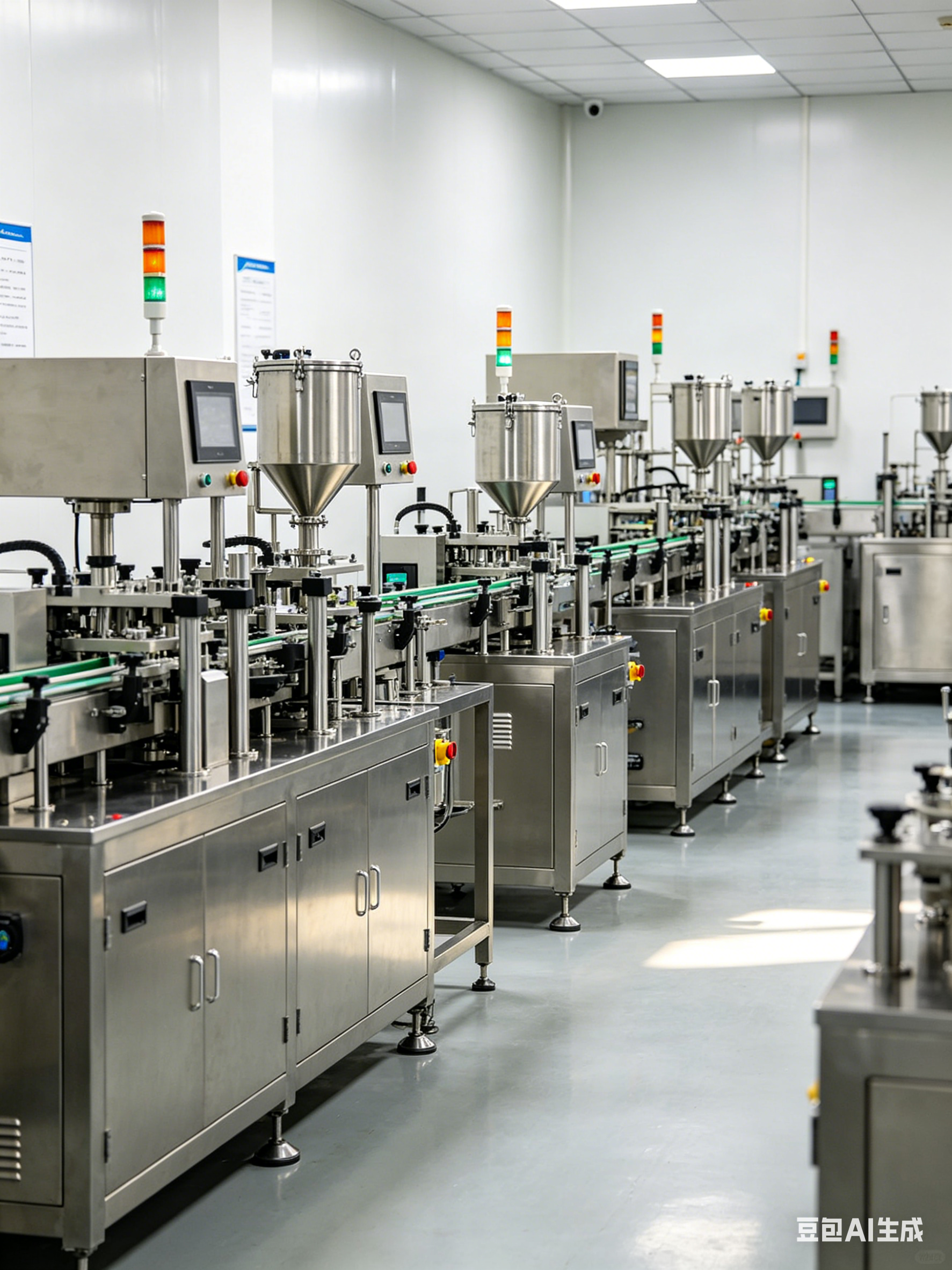 Production equipment in the workshop