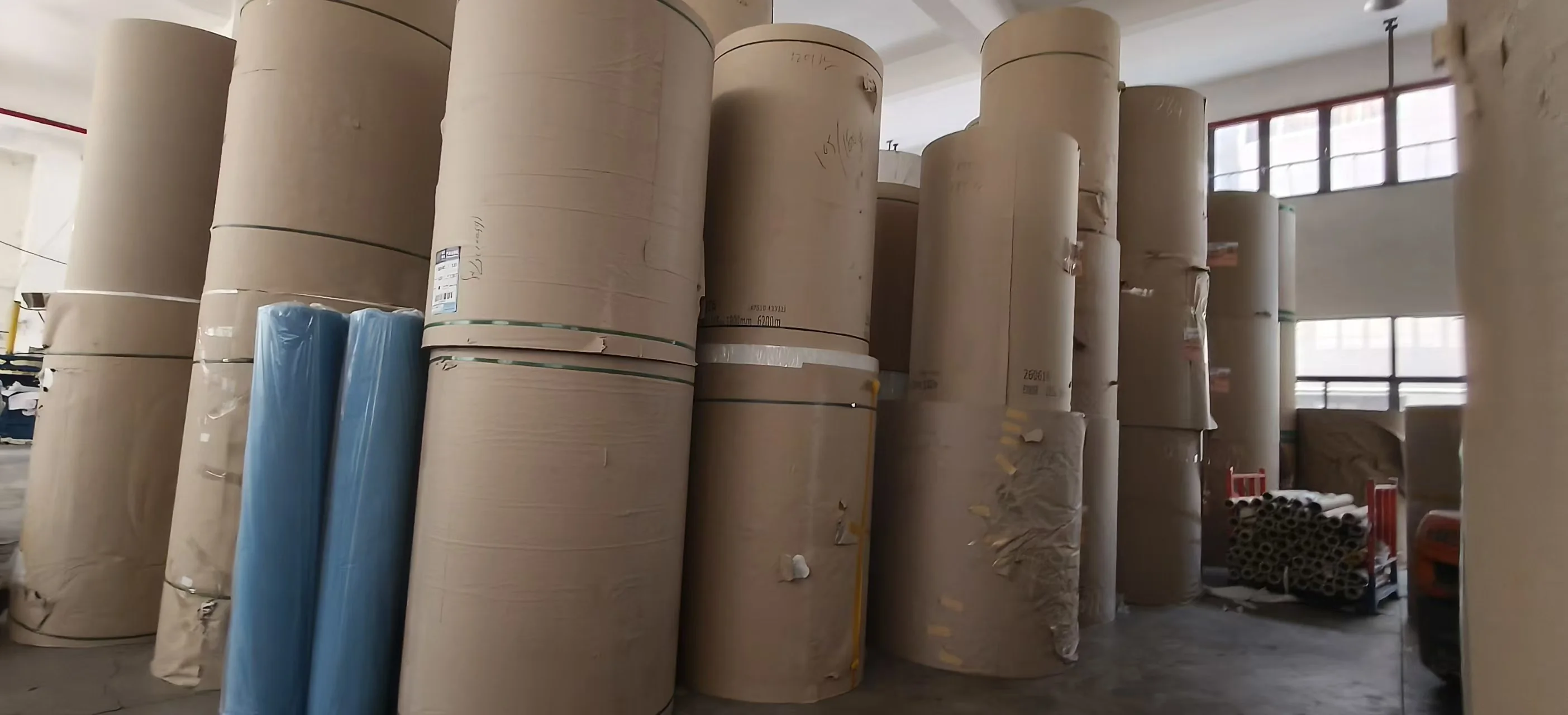 Kraft paper stock rolls