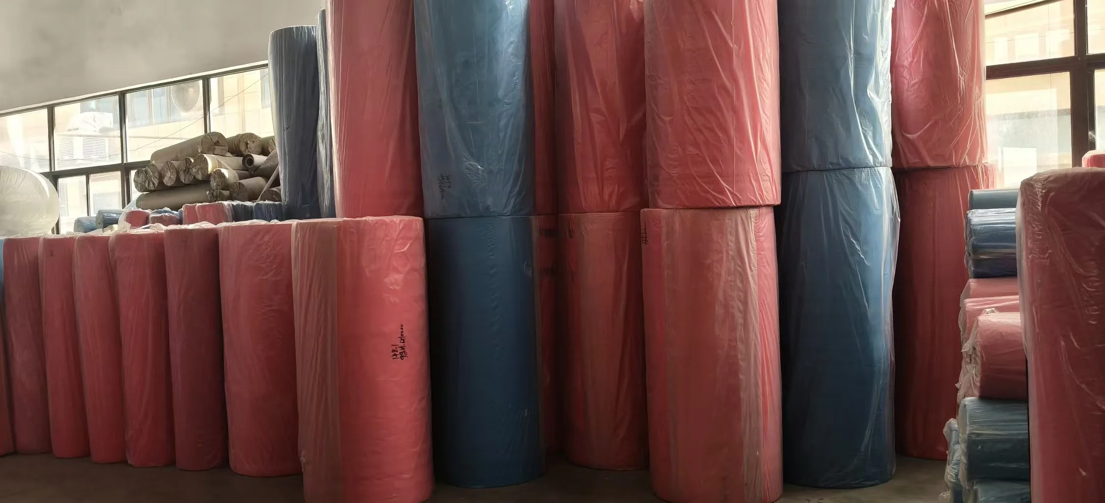 Colored stock rolls