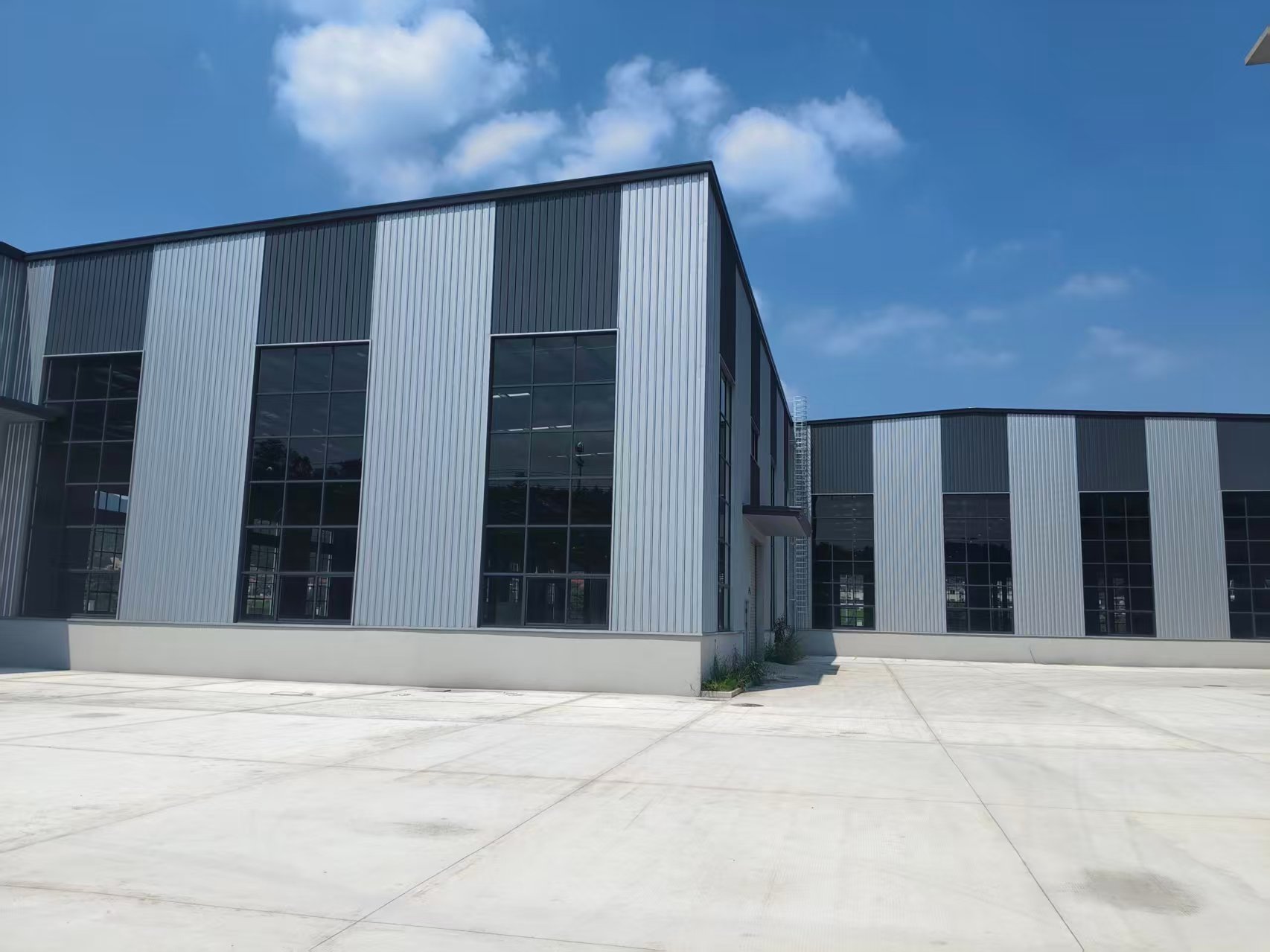 Manufacturing building exterior