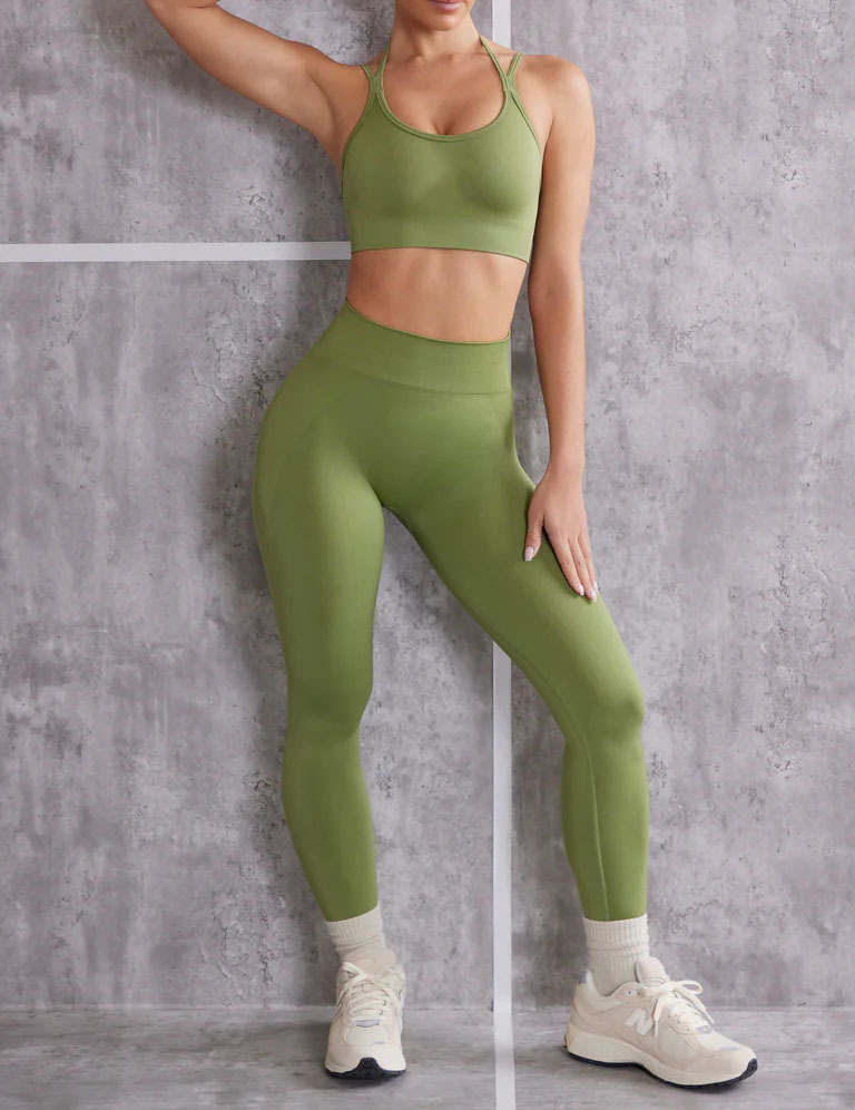 A23L036 Printed fitted leggings
