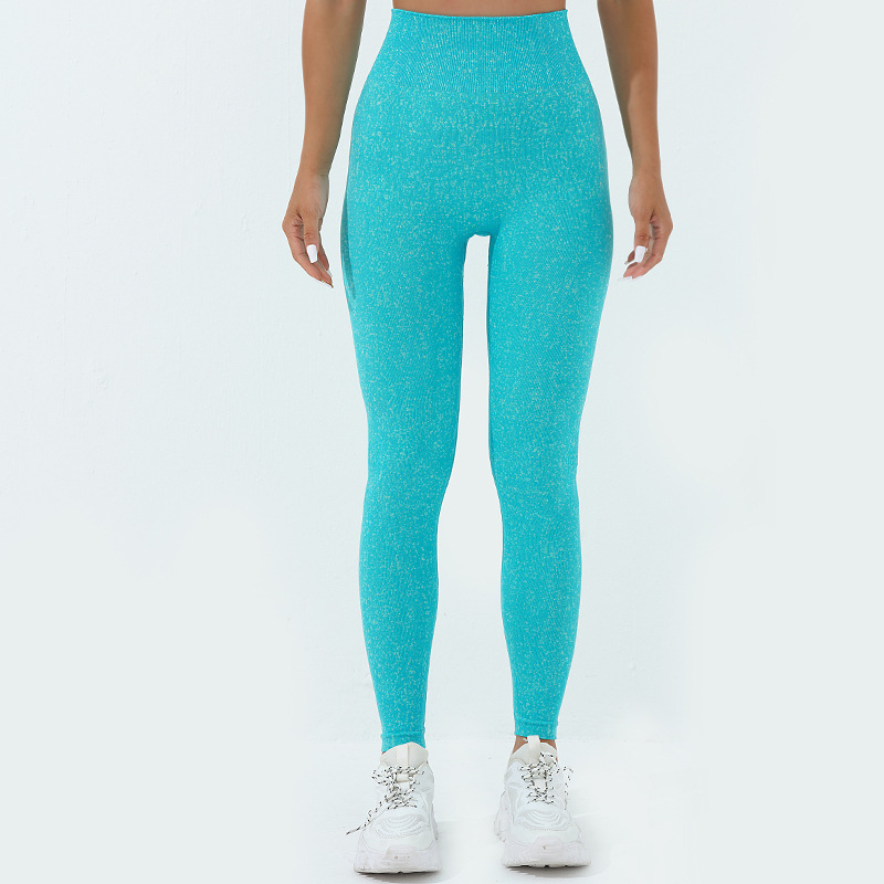 A23L106 Fine-pattern fitted leggings
