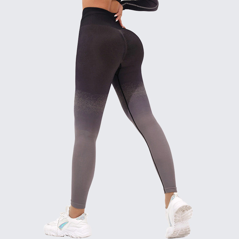 A23L228 Gradient fitted leggings