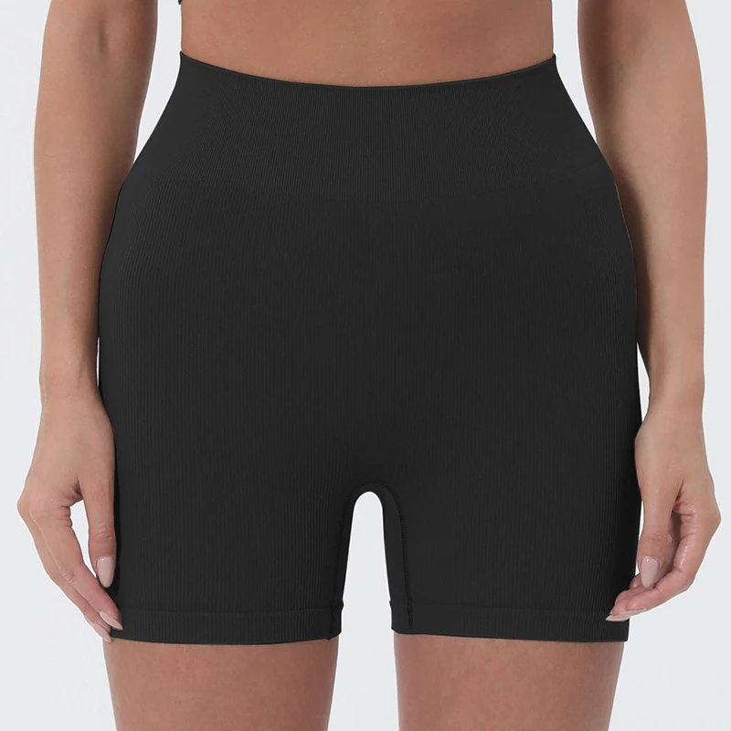 A24S034 High-waist fitted shorts