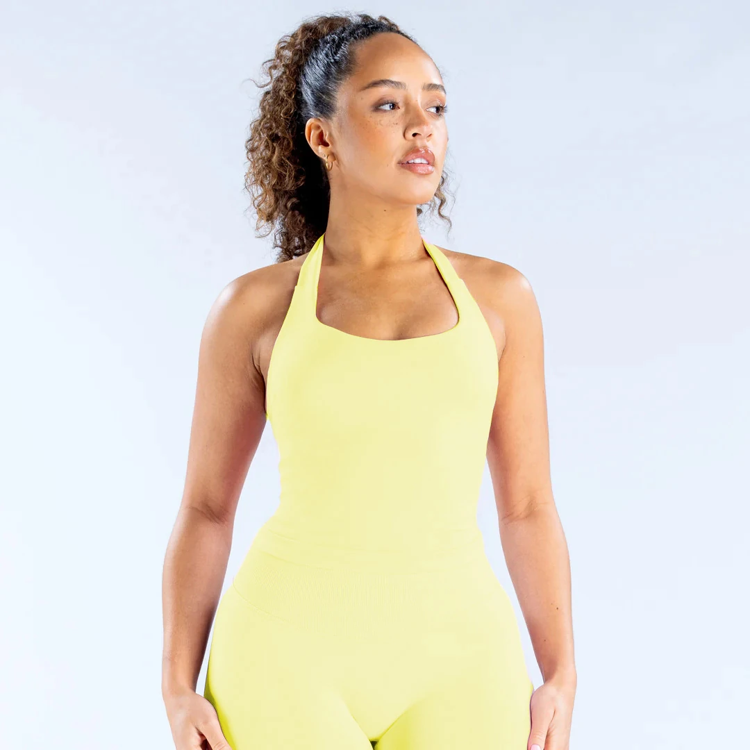 SY5519 Halter fitted tank top