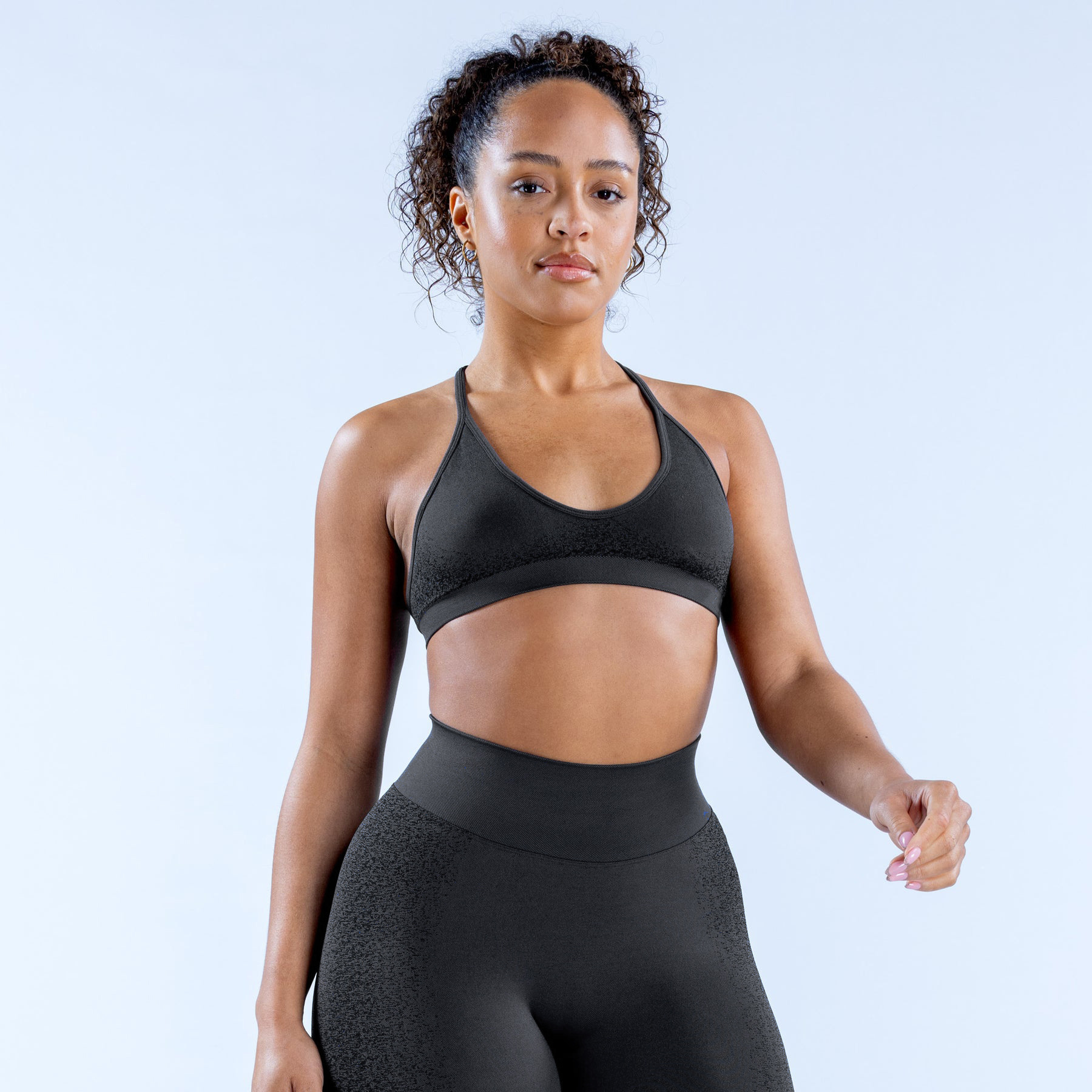 WX6613 Scoop-neck plain bra