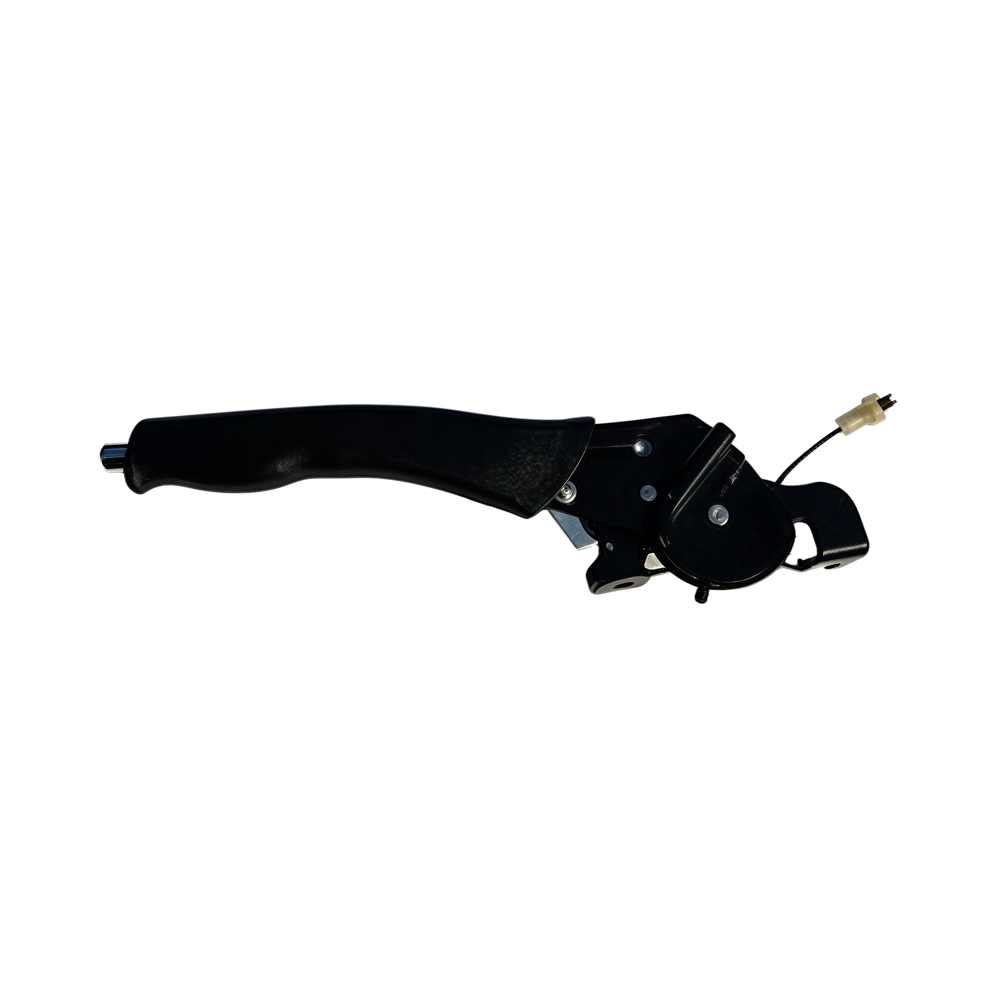 Rotary angle position sensor with splined shaft, sealed O-ring and mounting ears